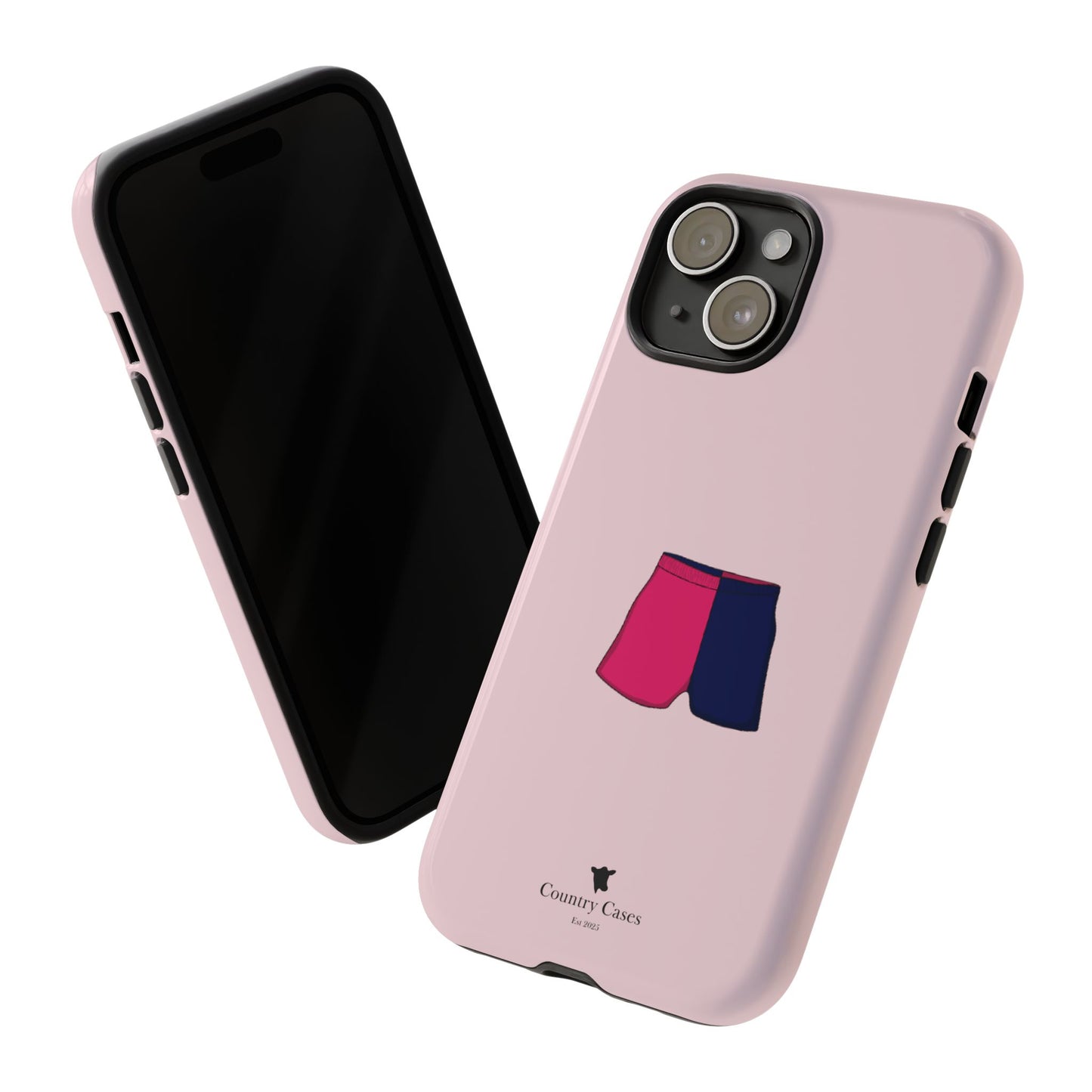 Two toned short phone case