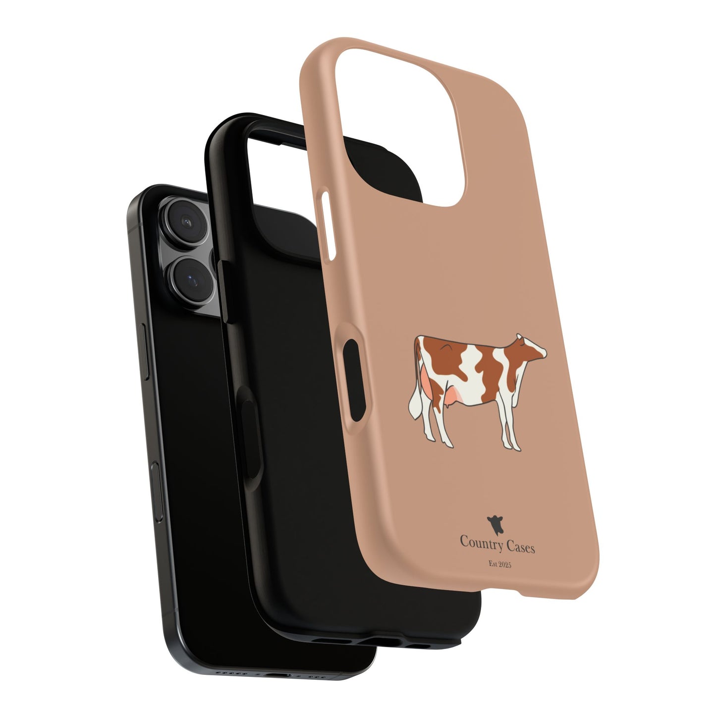 Red and white Holstein case