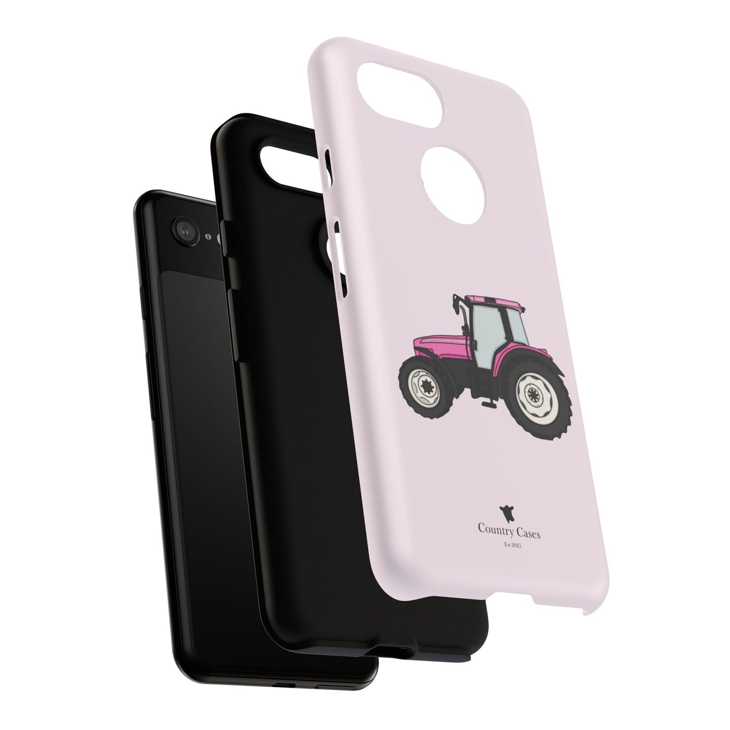 Android pink tractor case