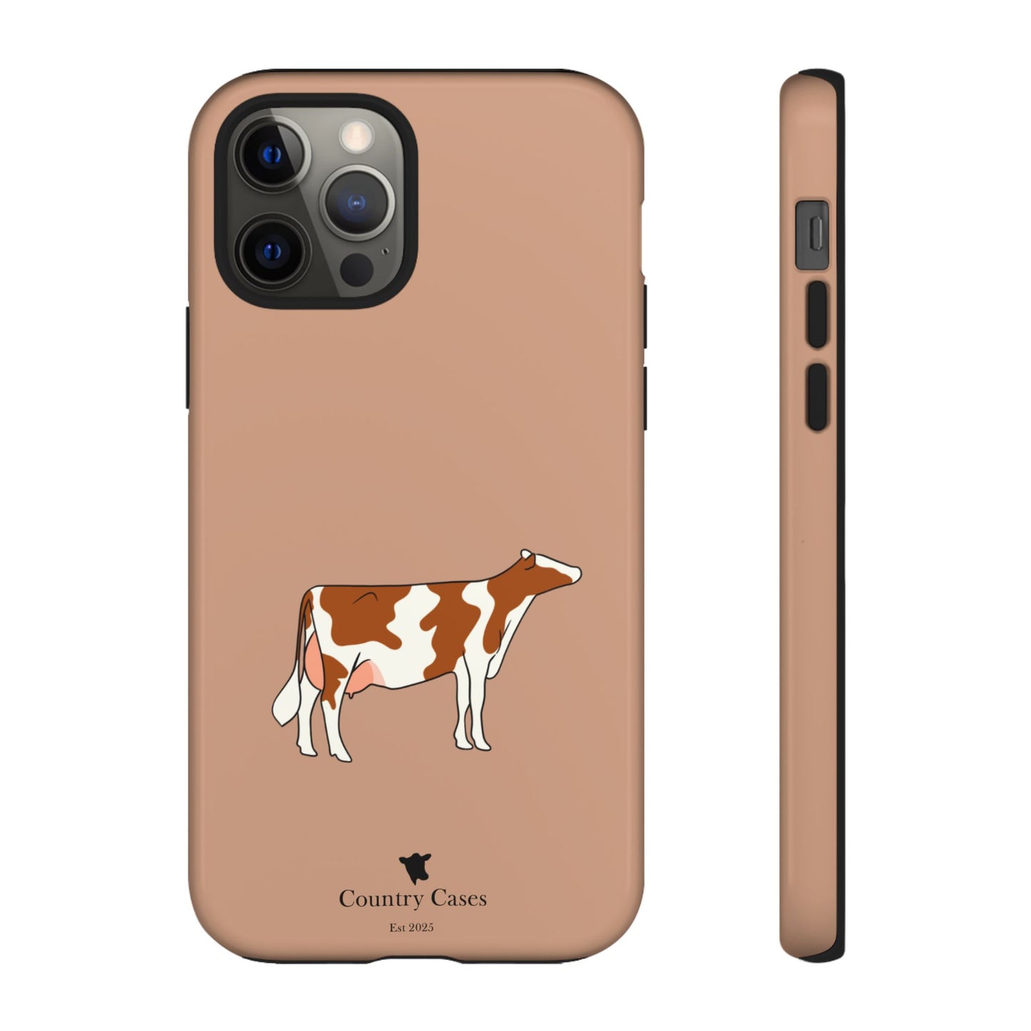 Red and white Holstein case