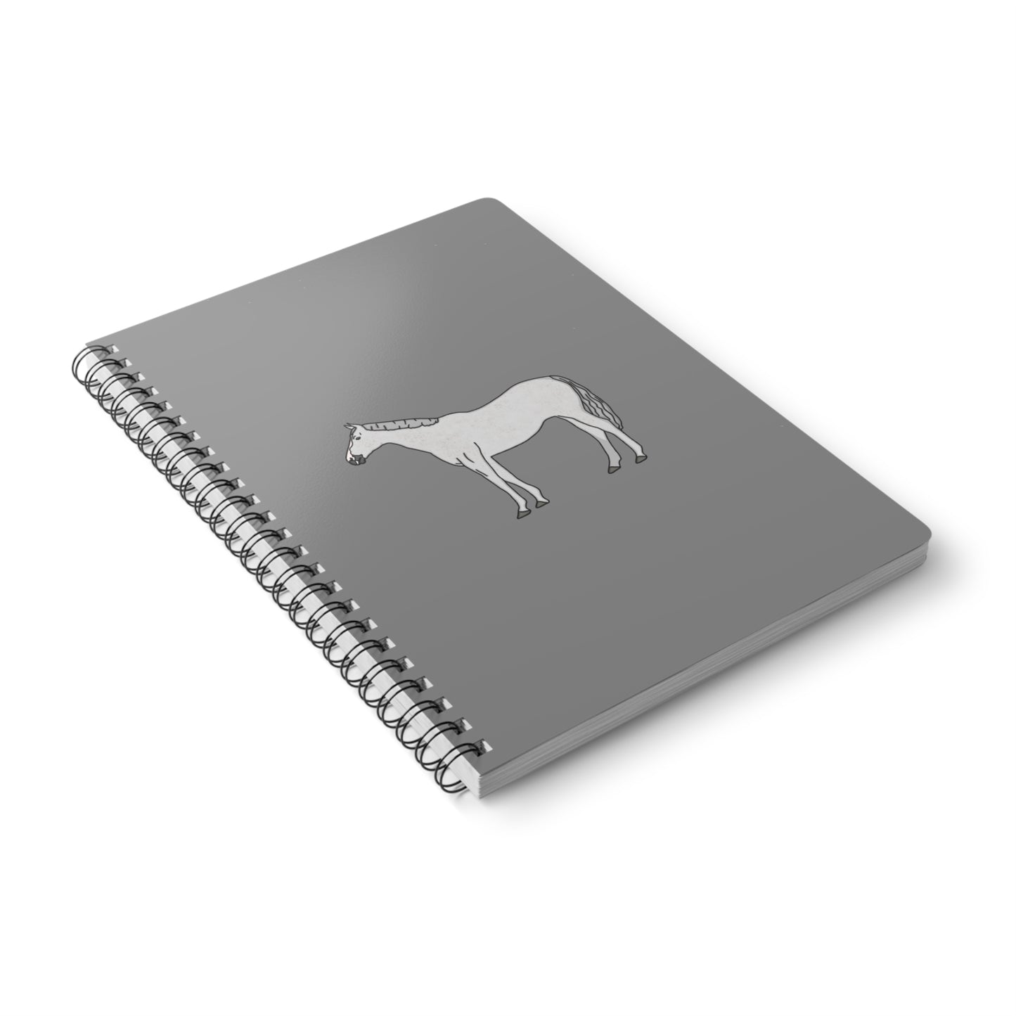 Grey horse notebook