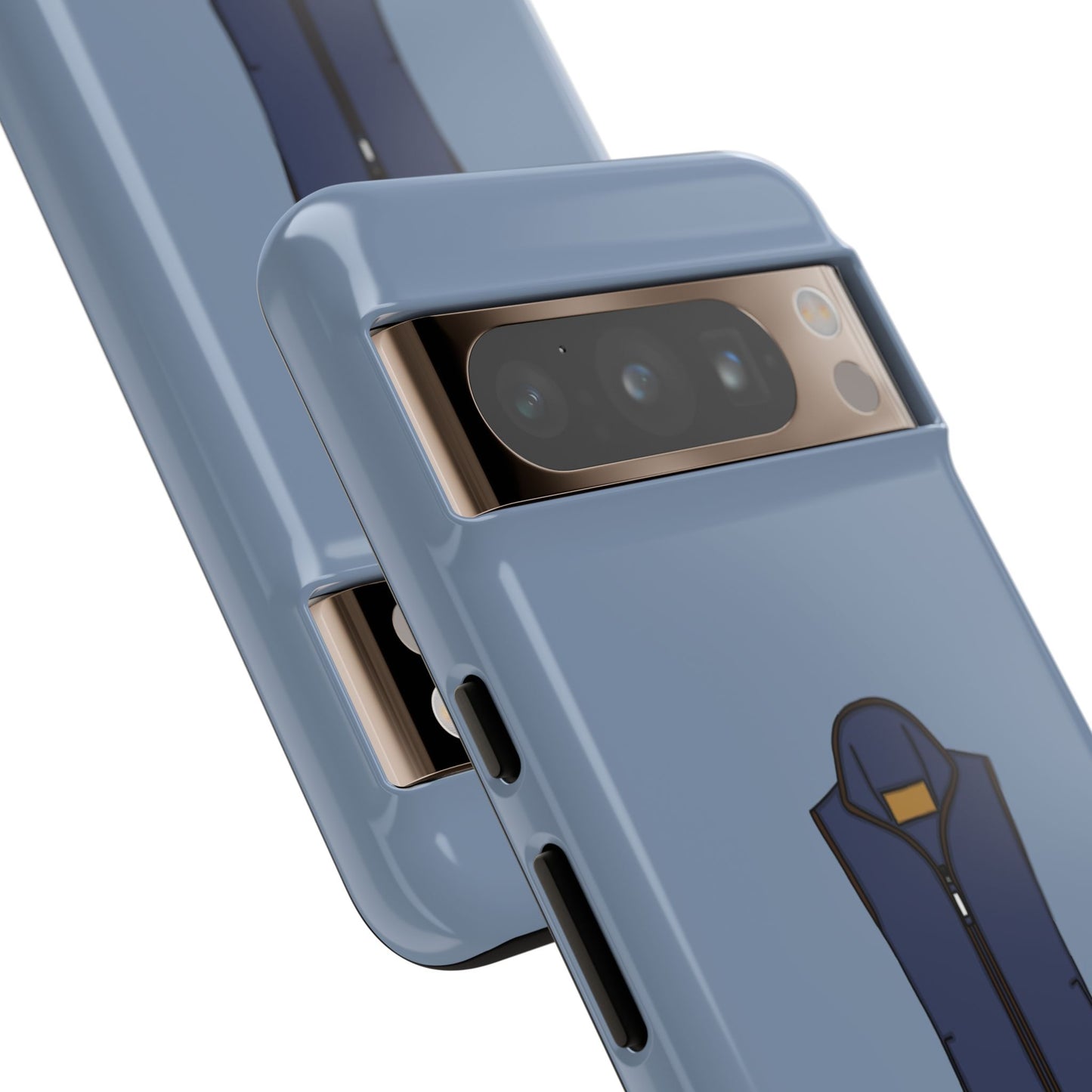 Android blue waistcoat case
