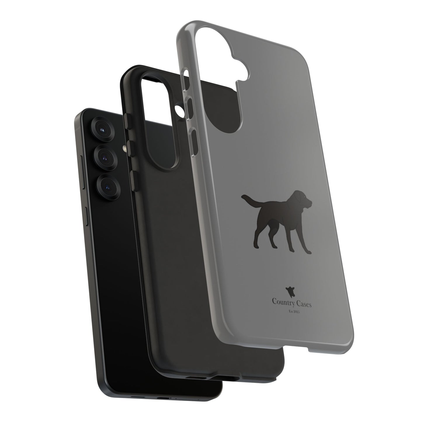 Android black Labrador case