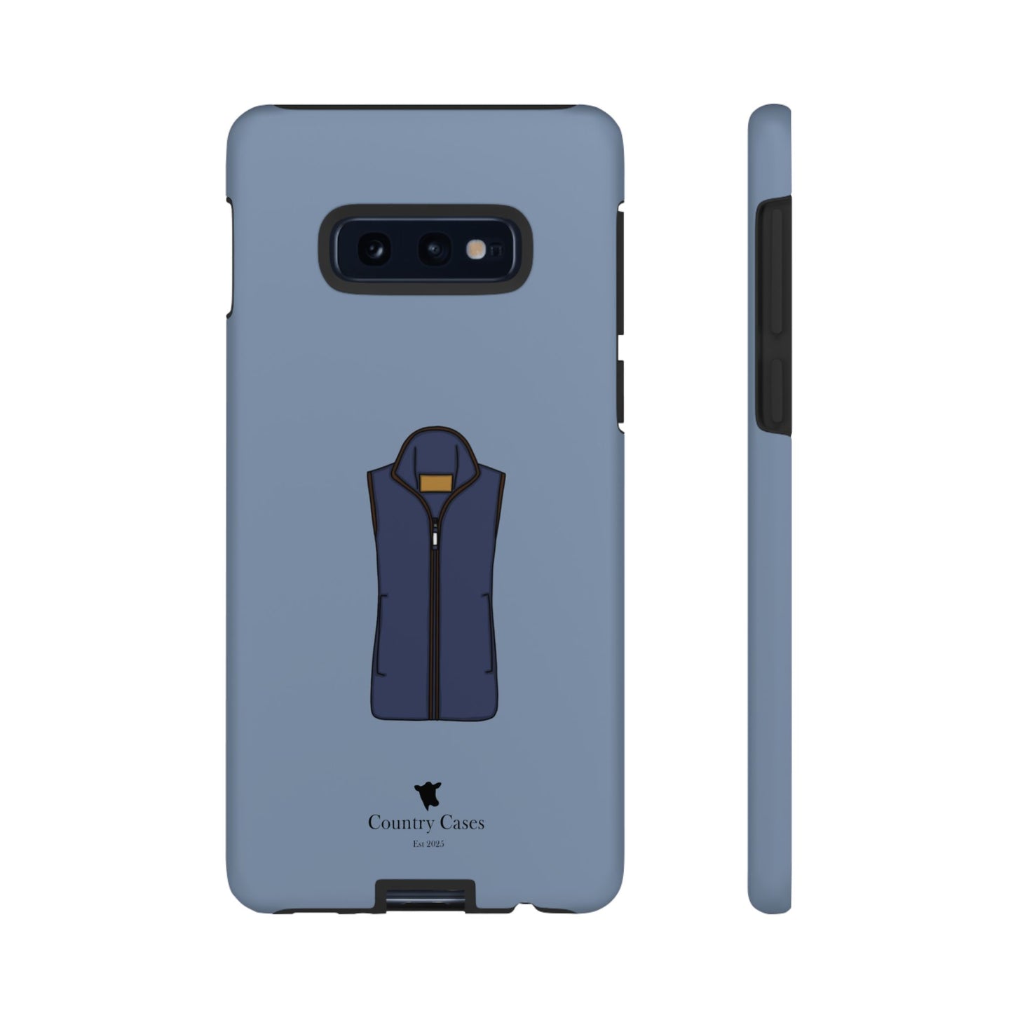 Android blue waistcoat case