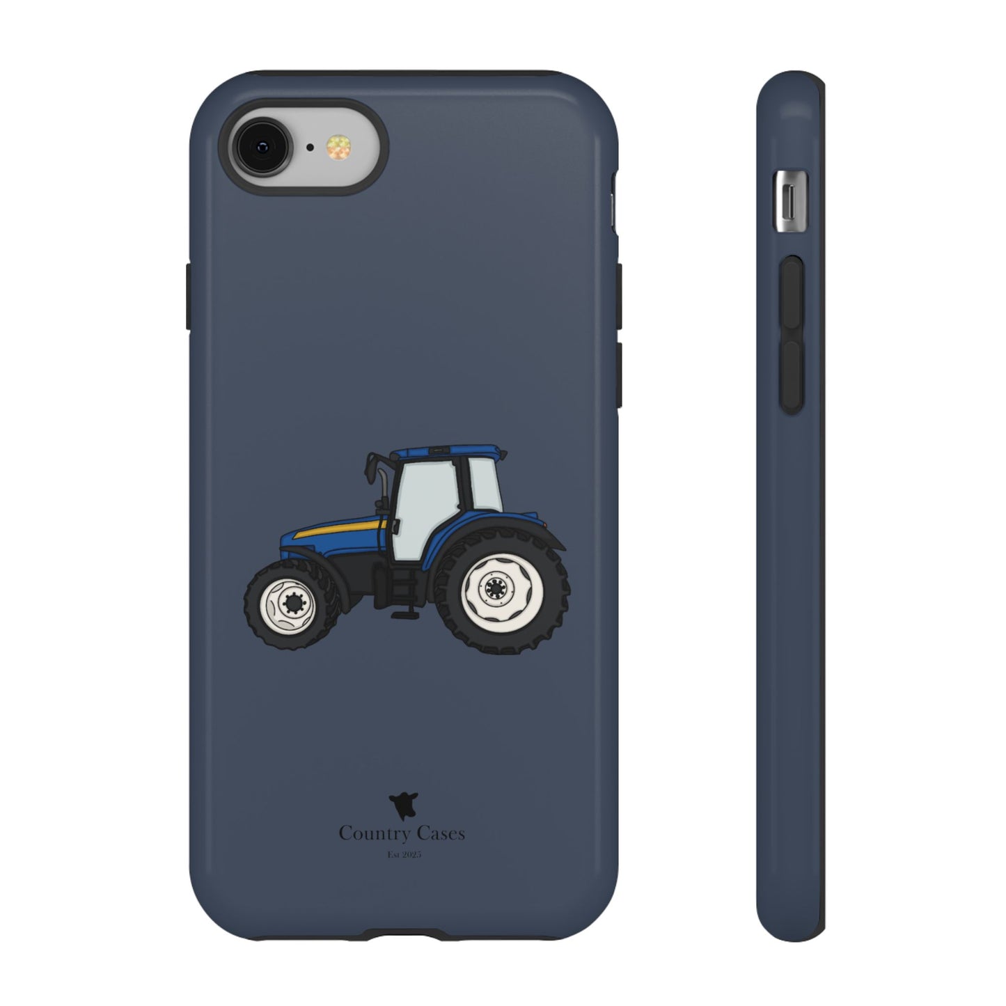 Blue tractor case