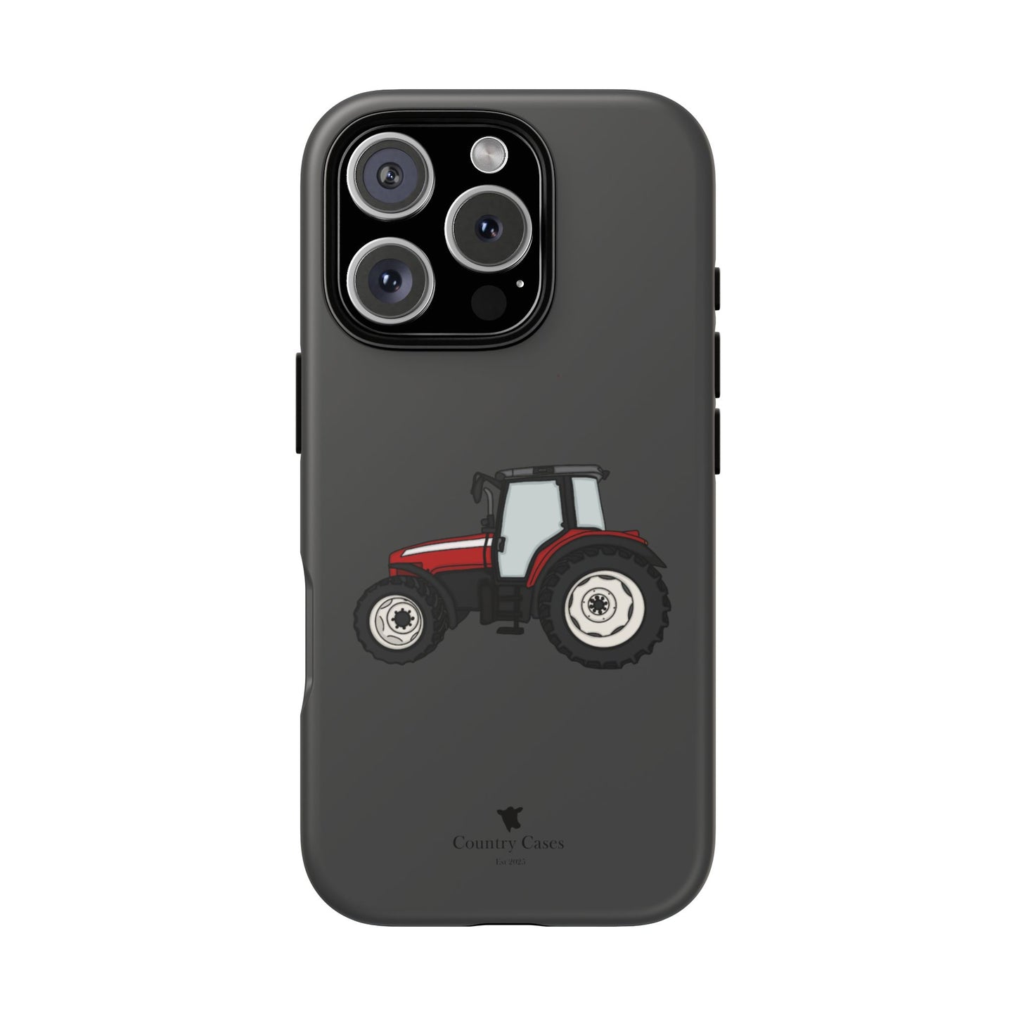 Red tractor case