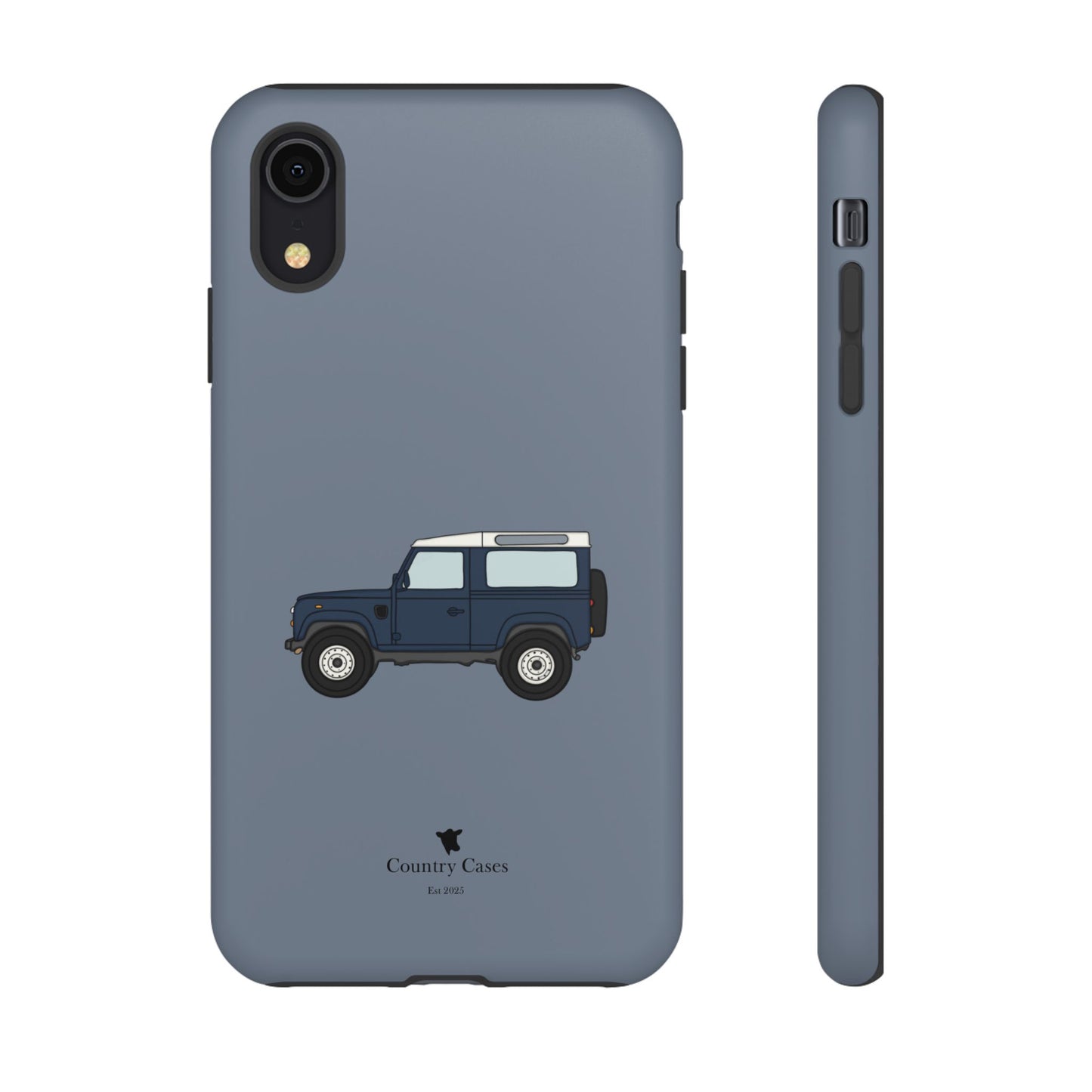 Blue landy phone case