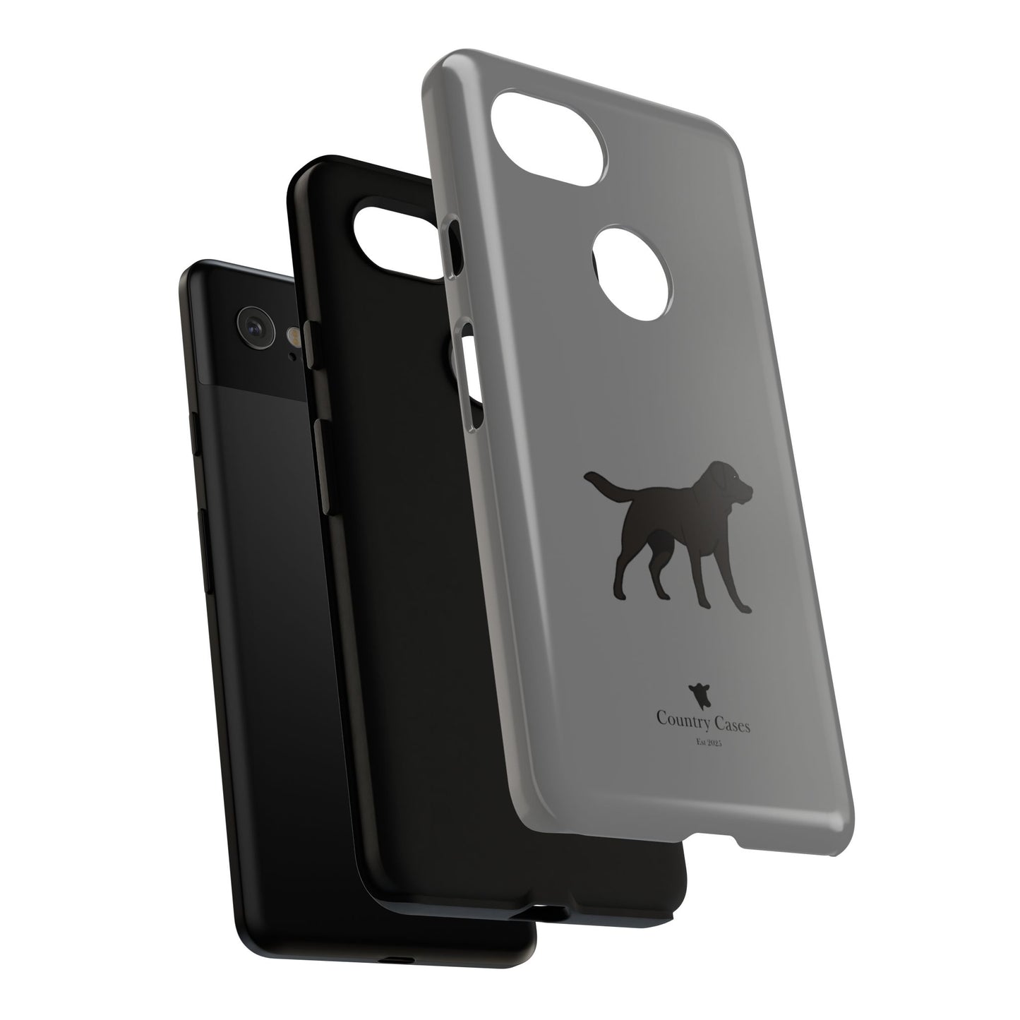 Android black Labrador case
