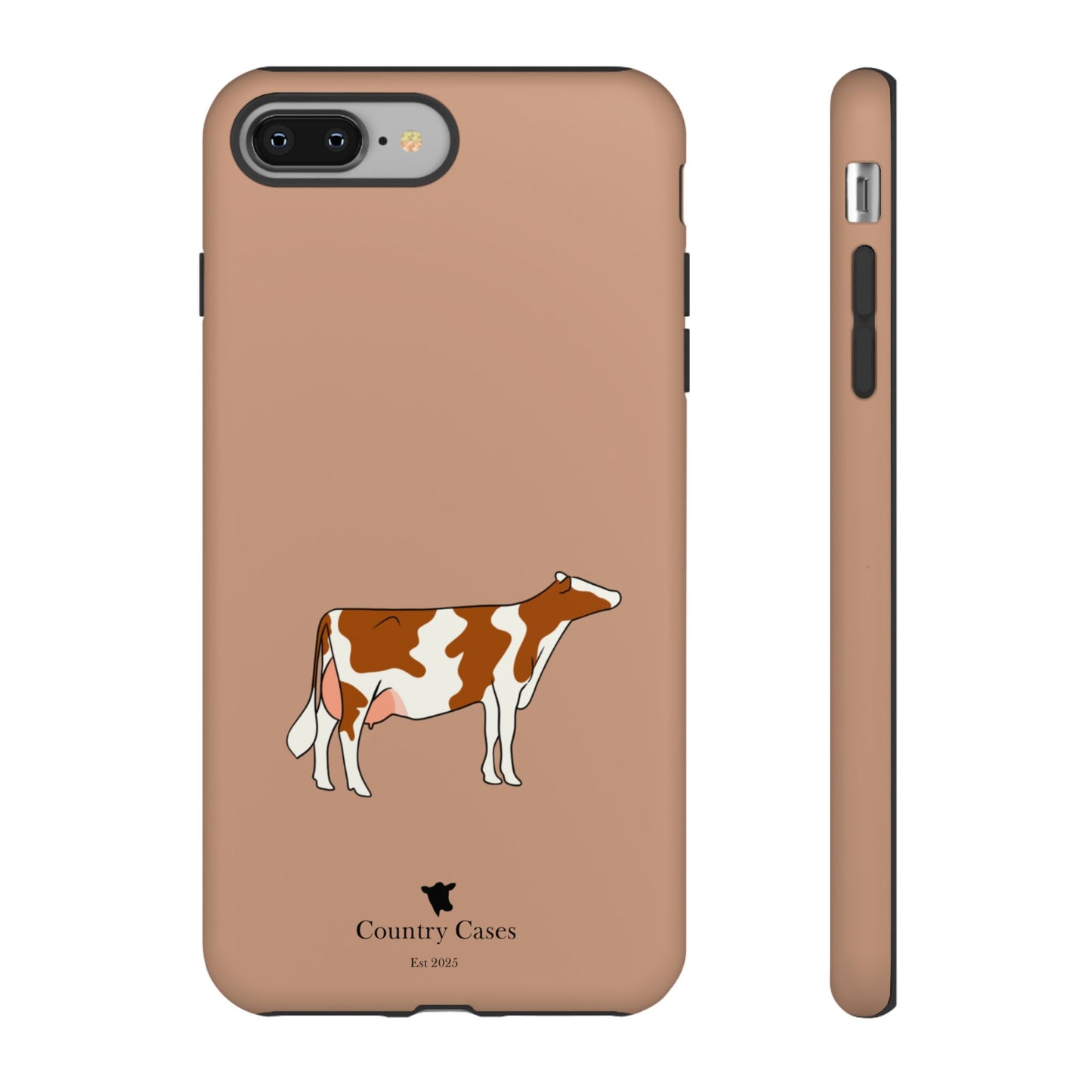 Red and white Holstein case