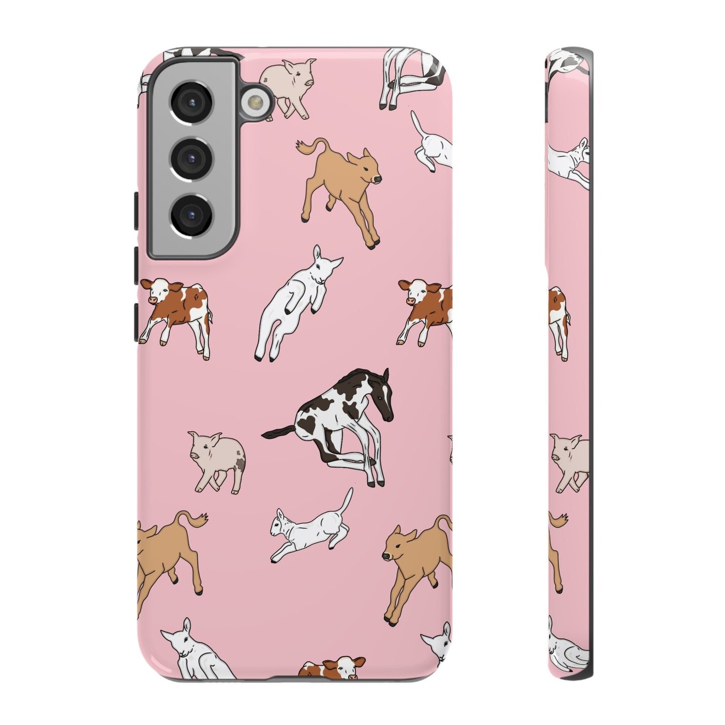 Android Farmyard Friends Pink Case