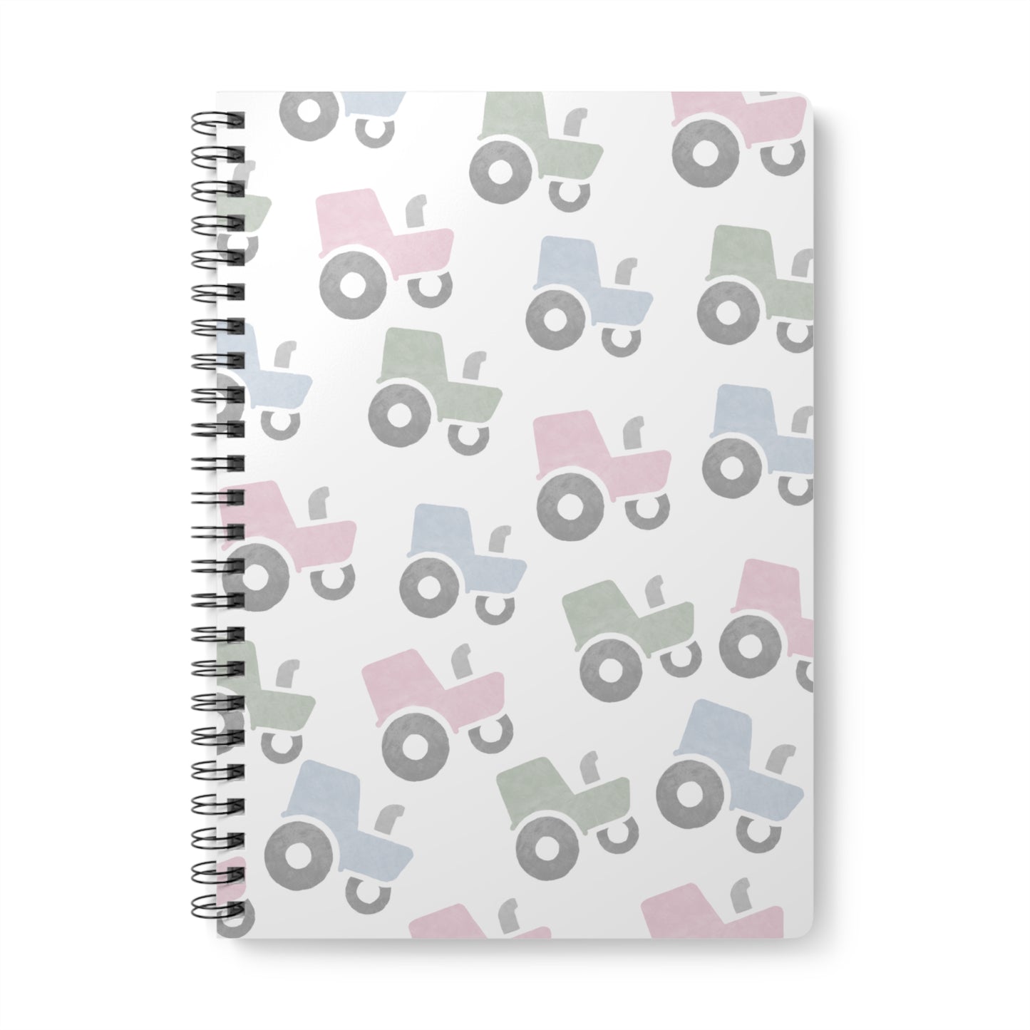Pastel Tractor Notebook
