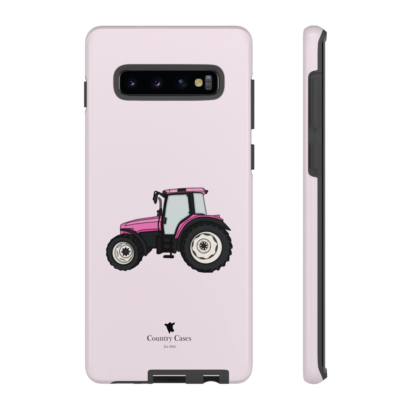 Android pink tractor case