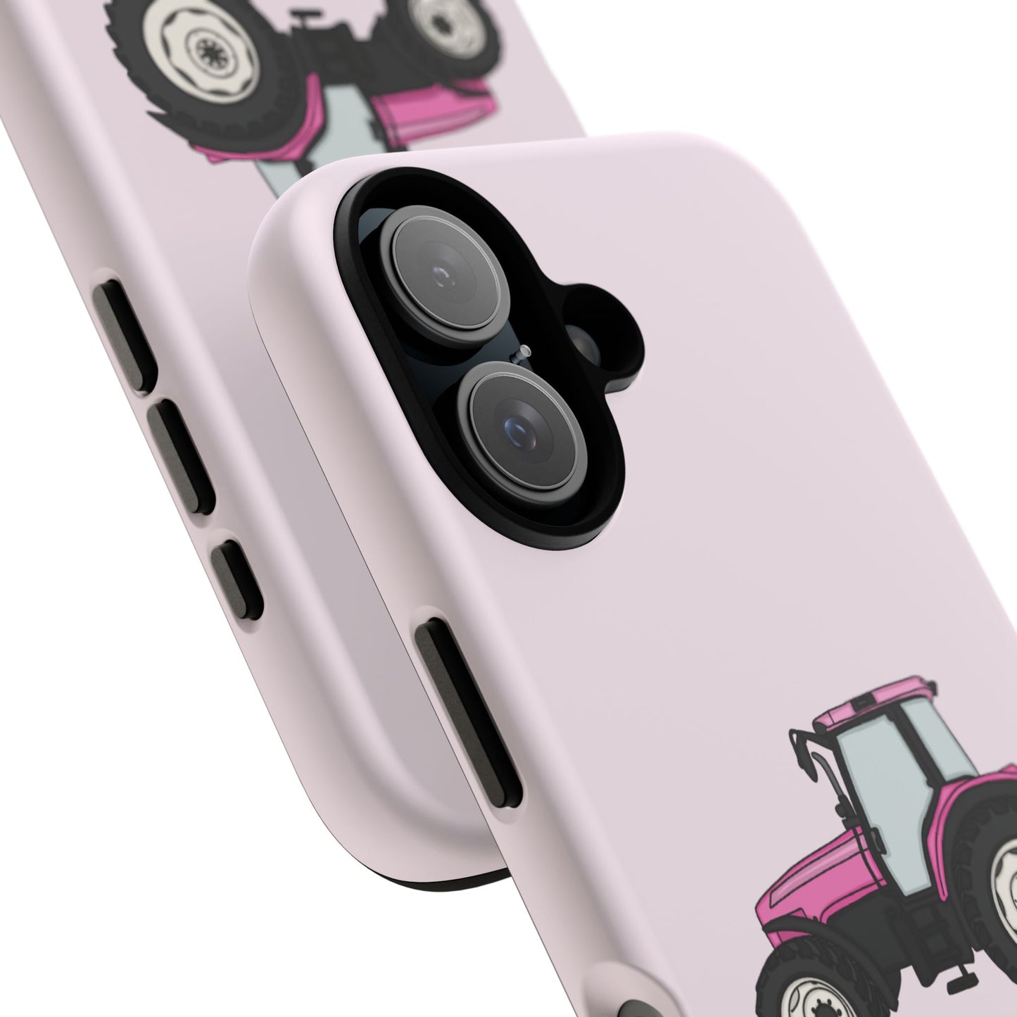 Pink tractor case