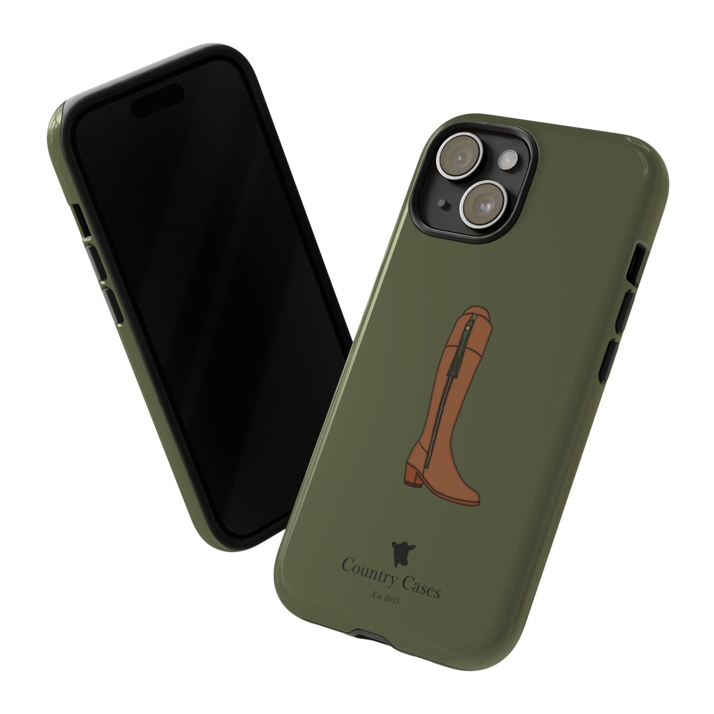 Green country boot case