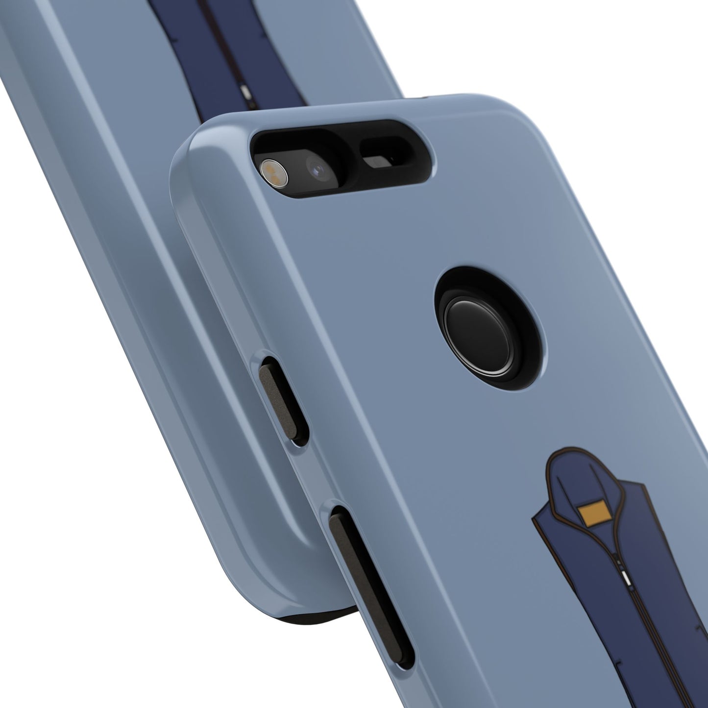 Android blue waistcoat case