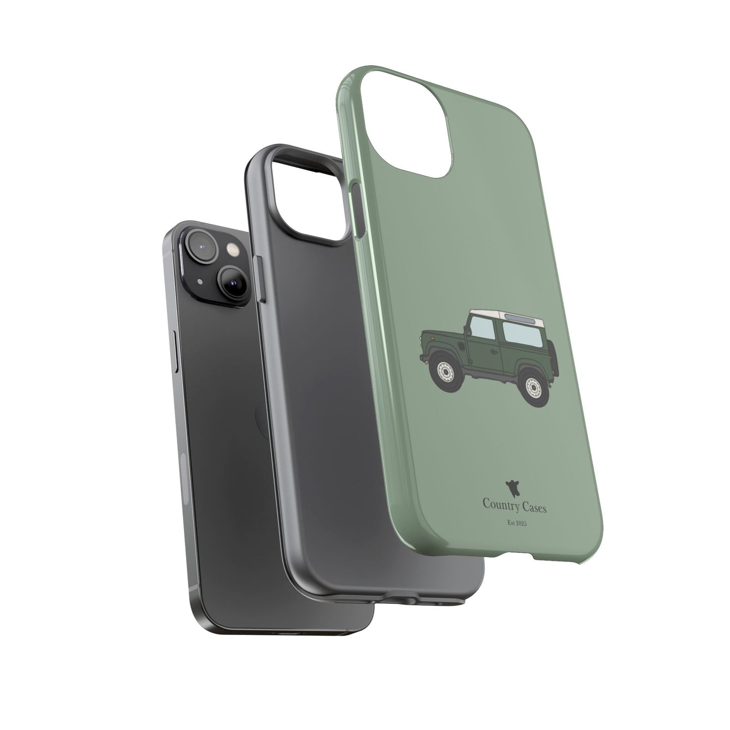 Green landy phone case