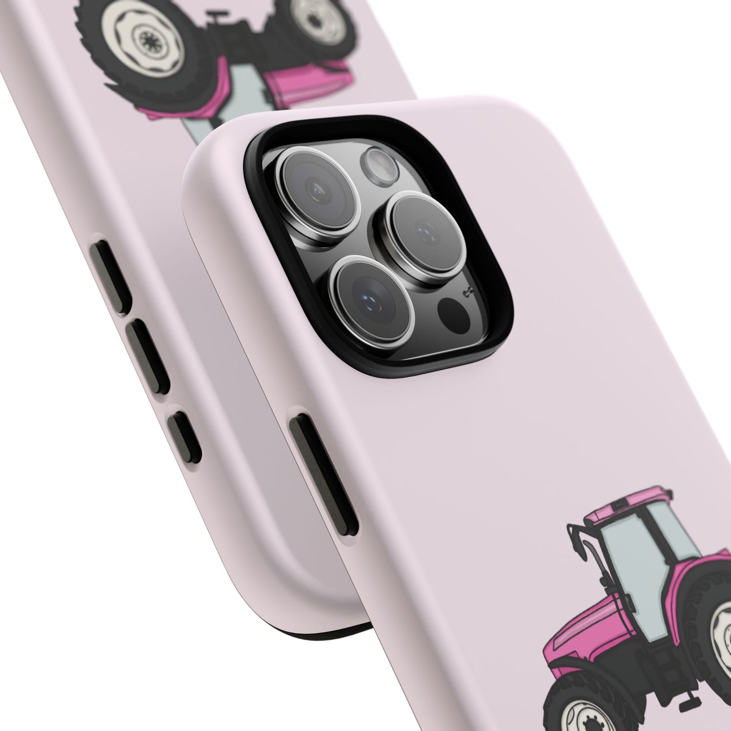 Pink tractor case