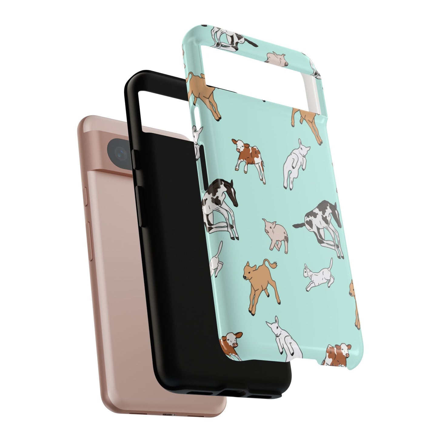 Android farmyard Freinds Blue Case