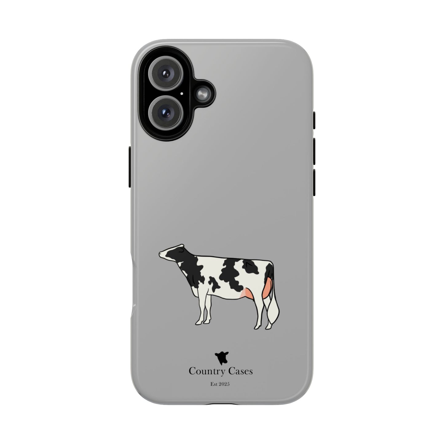 Black and white Holstein case