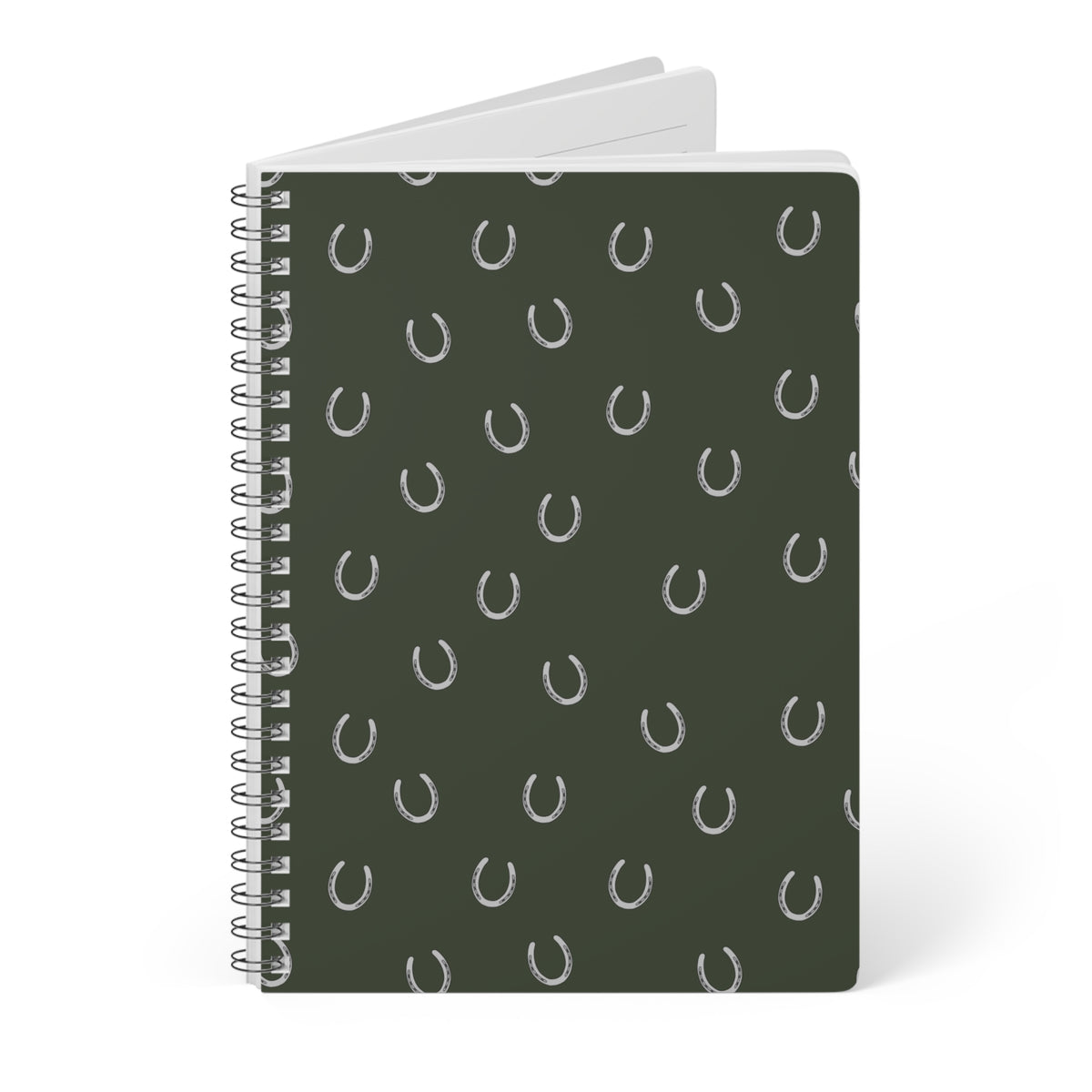 Oak Horse Shoe Notebook