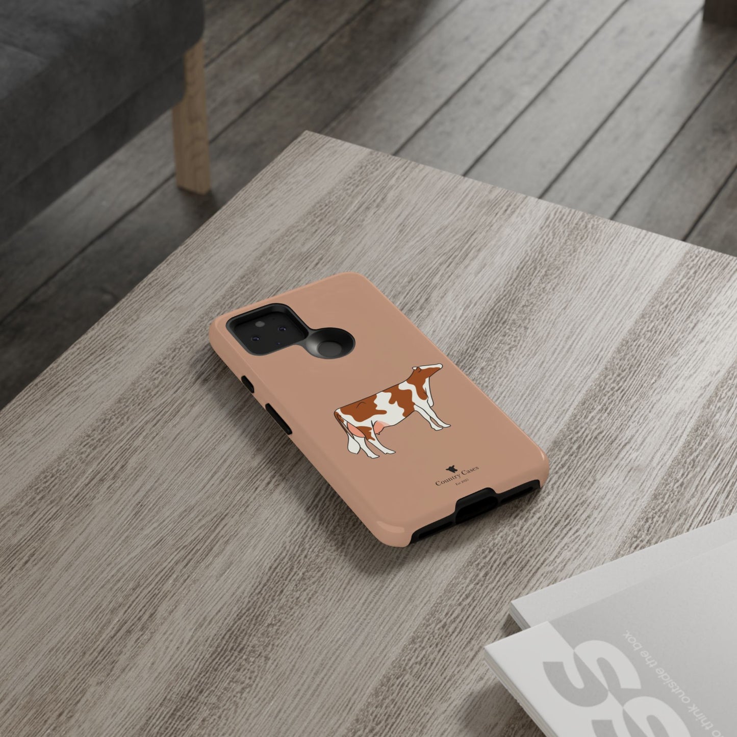 Android red and white Holstein case