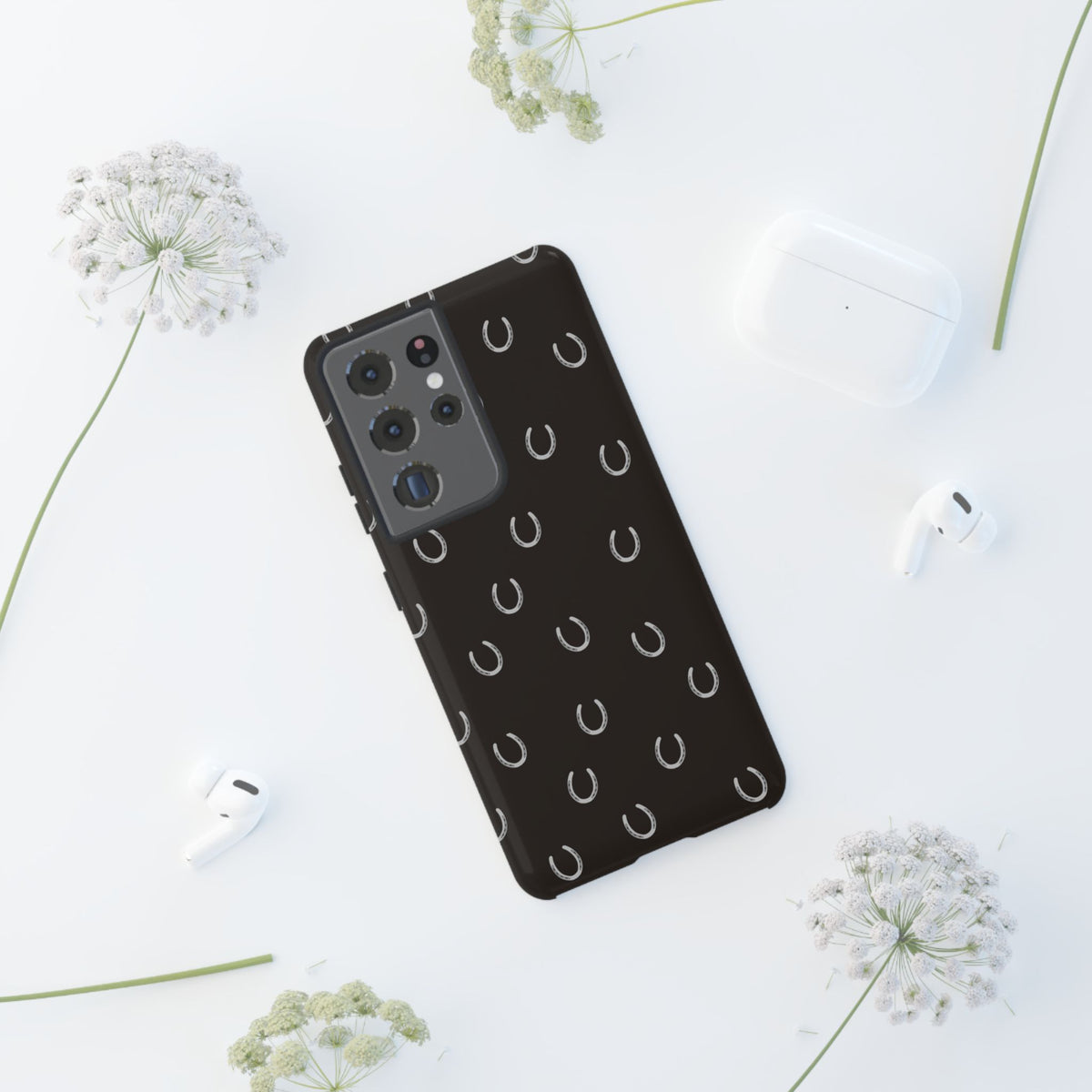 Android Wood Horse Shoe Cases
