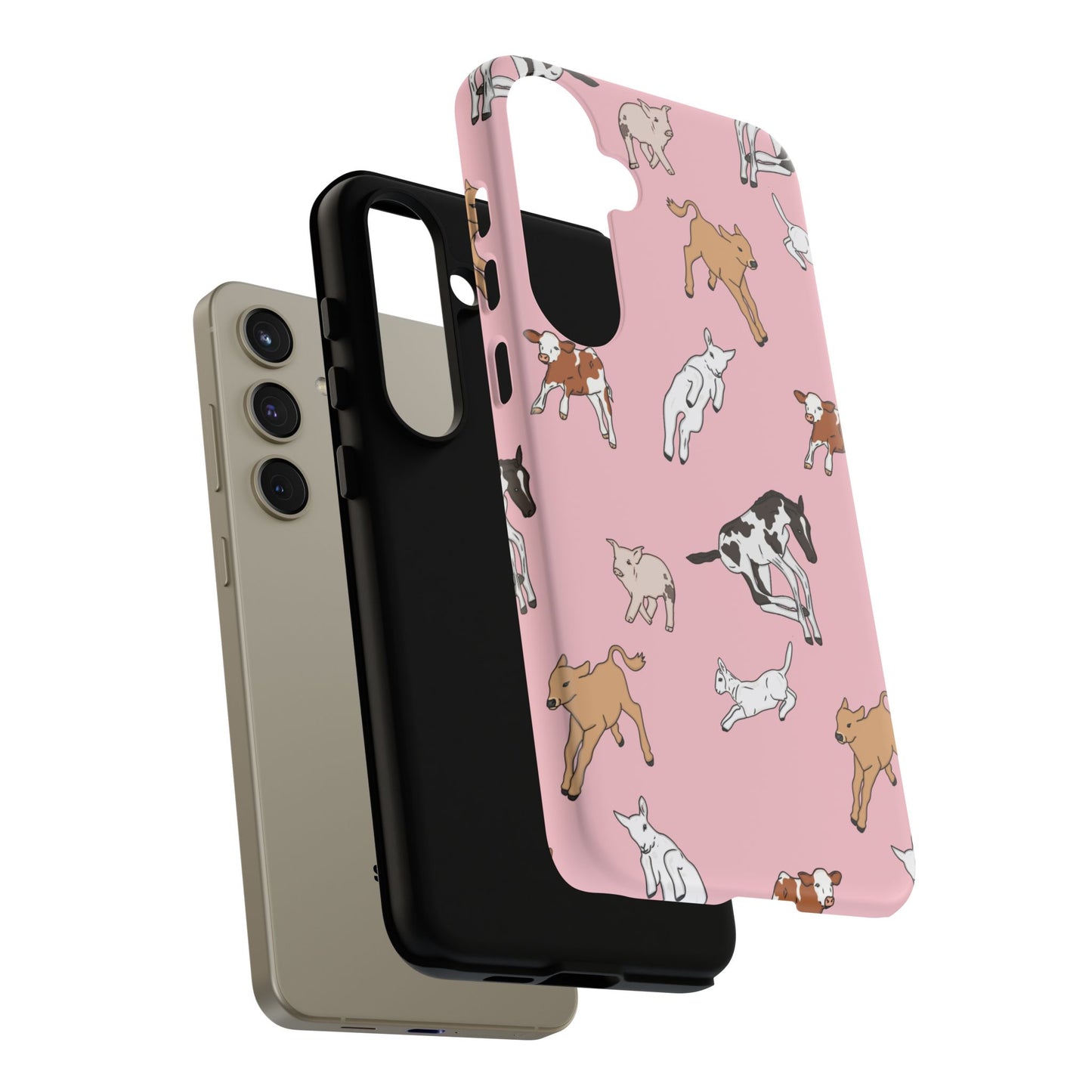 Android Farmyard Friends Pink Case