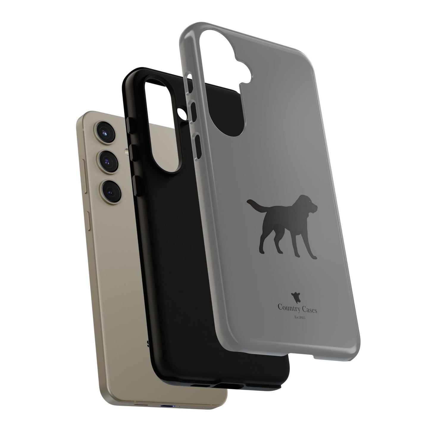 Android black Labrador case
