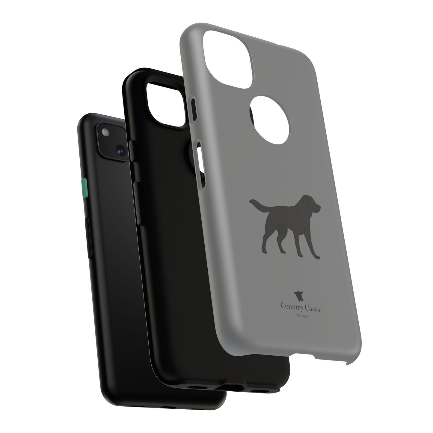 Android black Labrador case