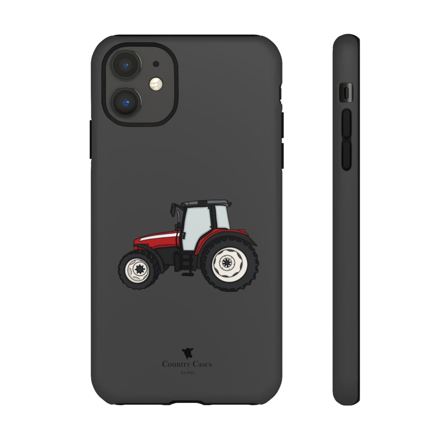 Red tractor case