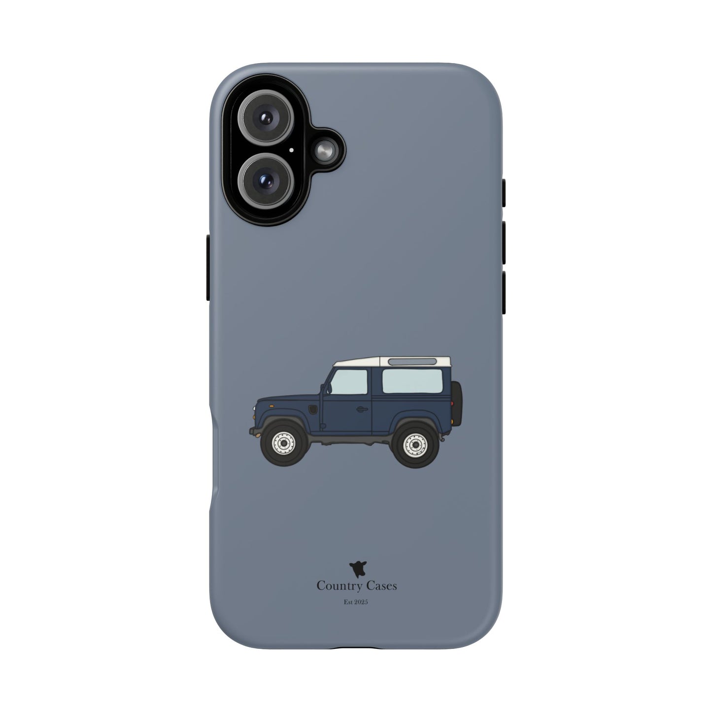Blue landy phone case