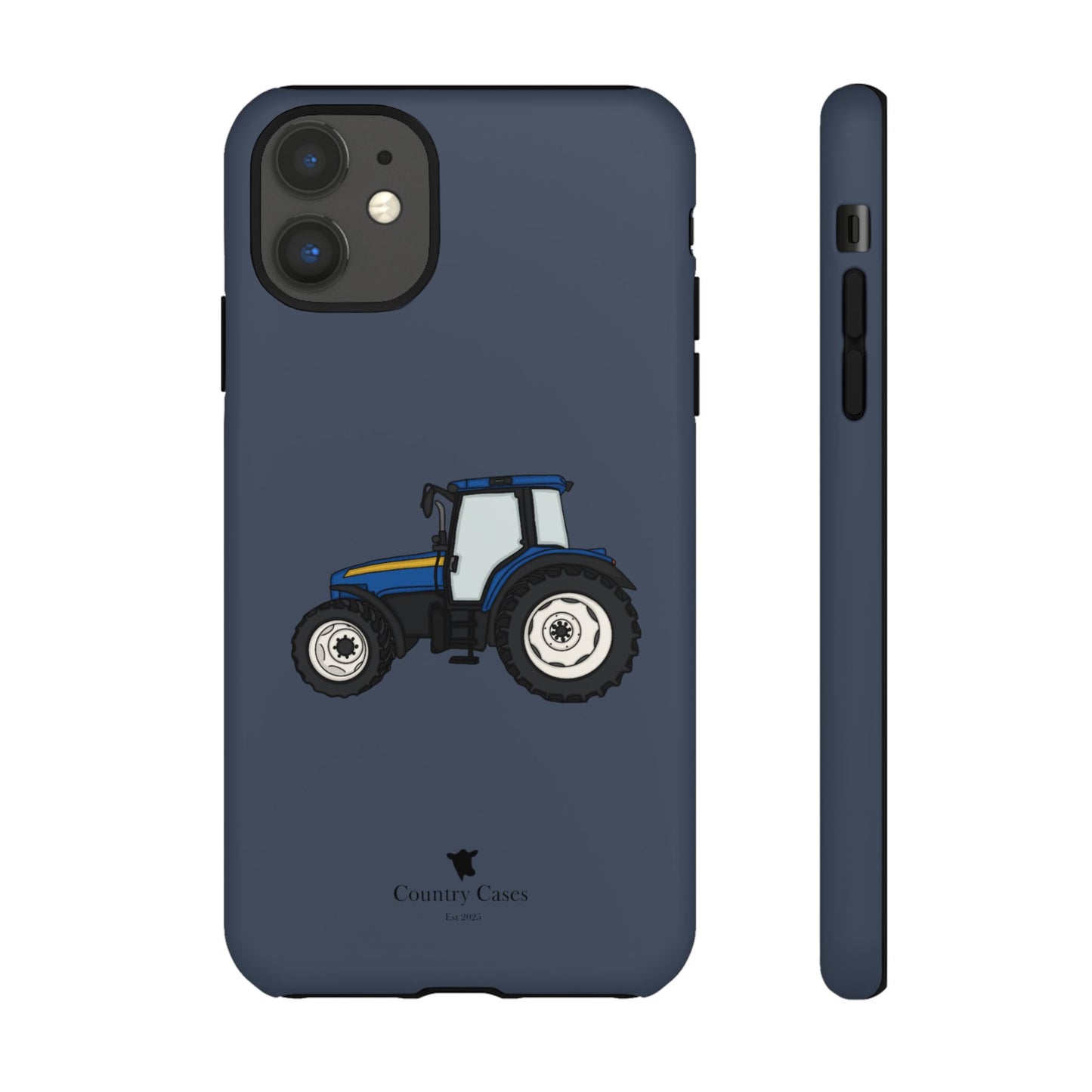 Blue tractor case