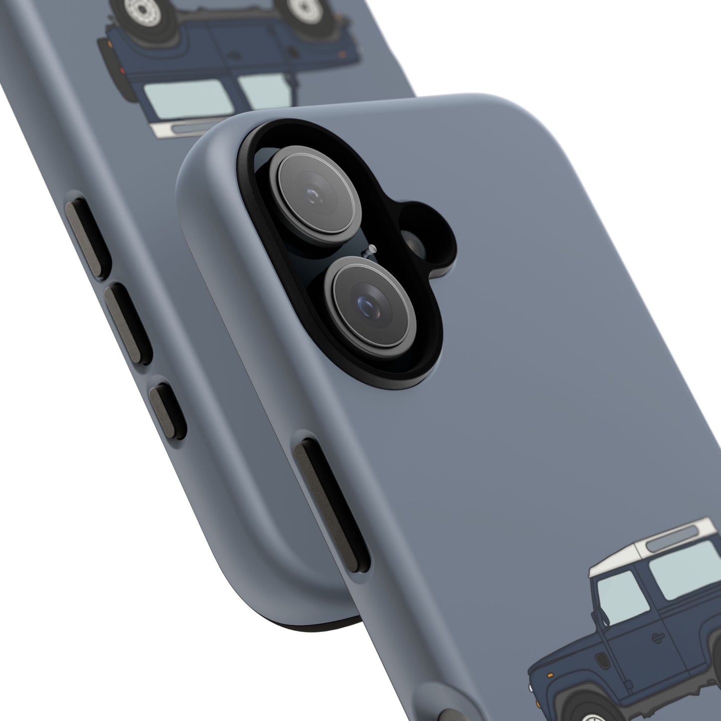 Blue landy phone case