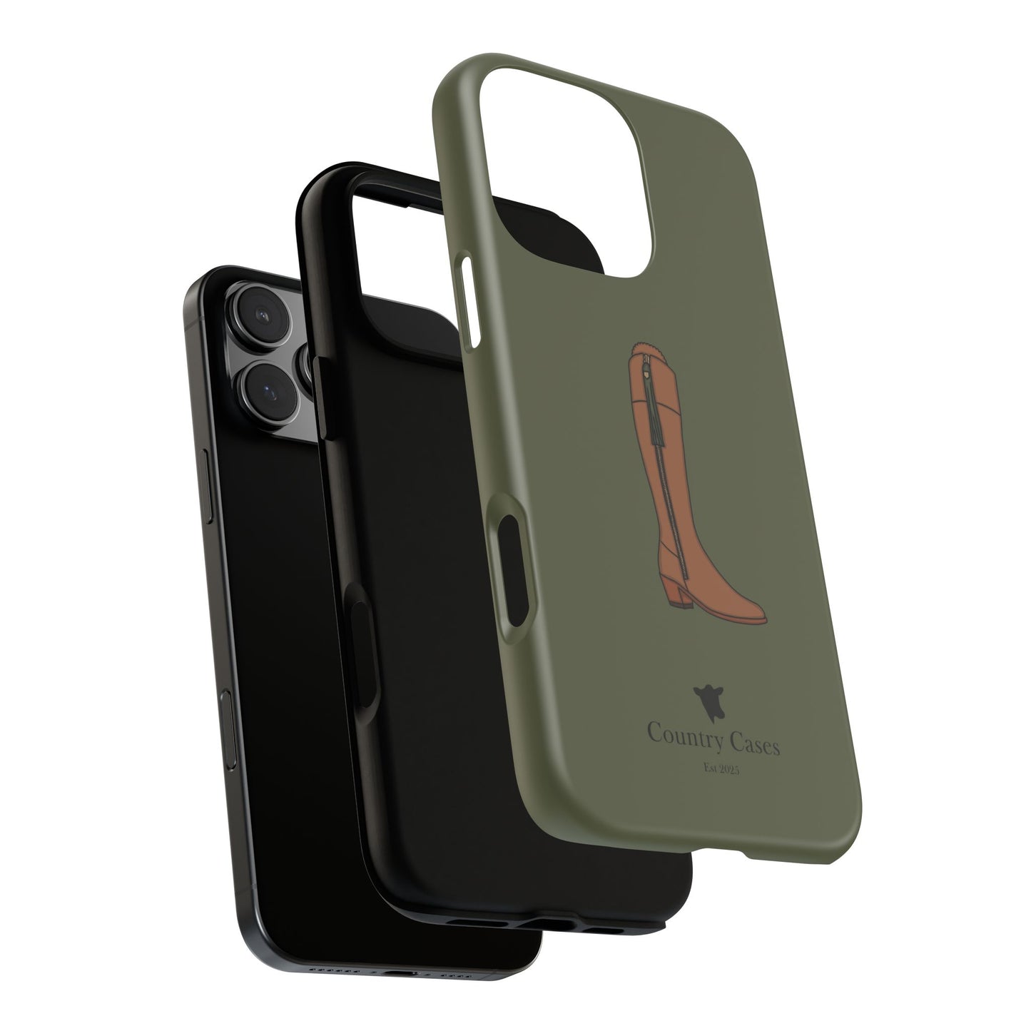 Green country boot case