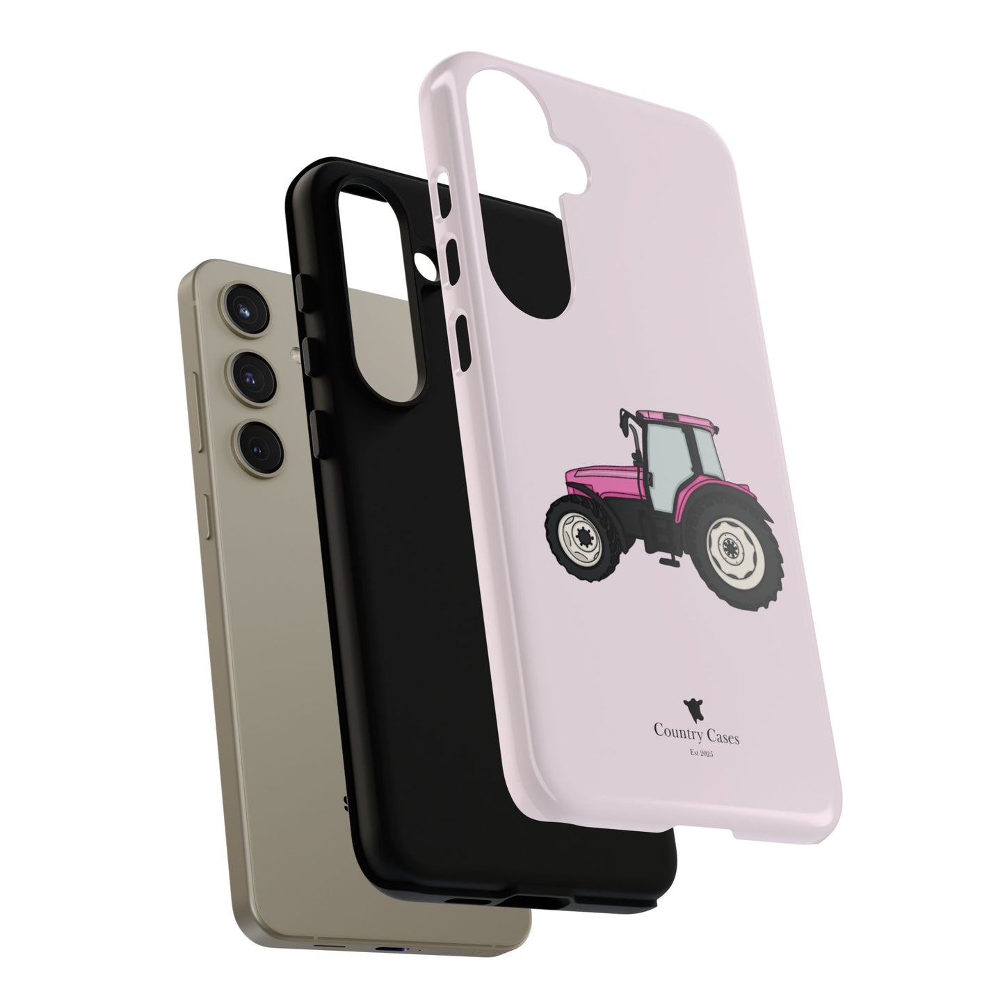 Android pink tractor case