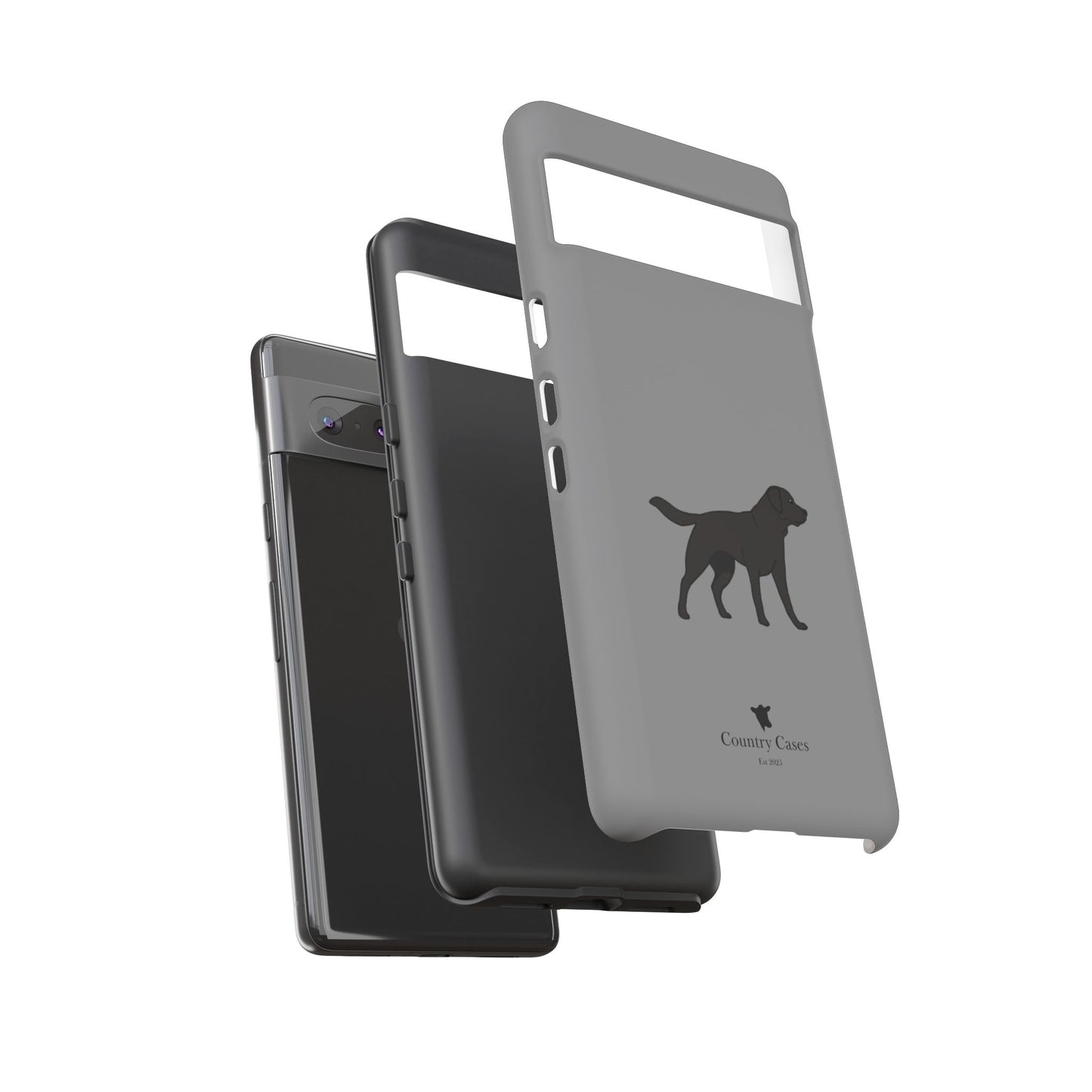 Android black Labrador case