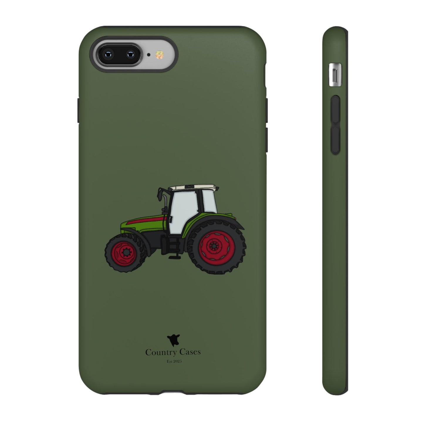 Green tractor case