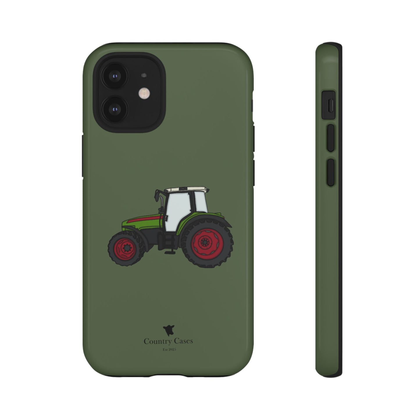 Green tractor case