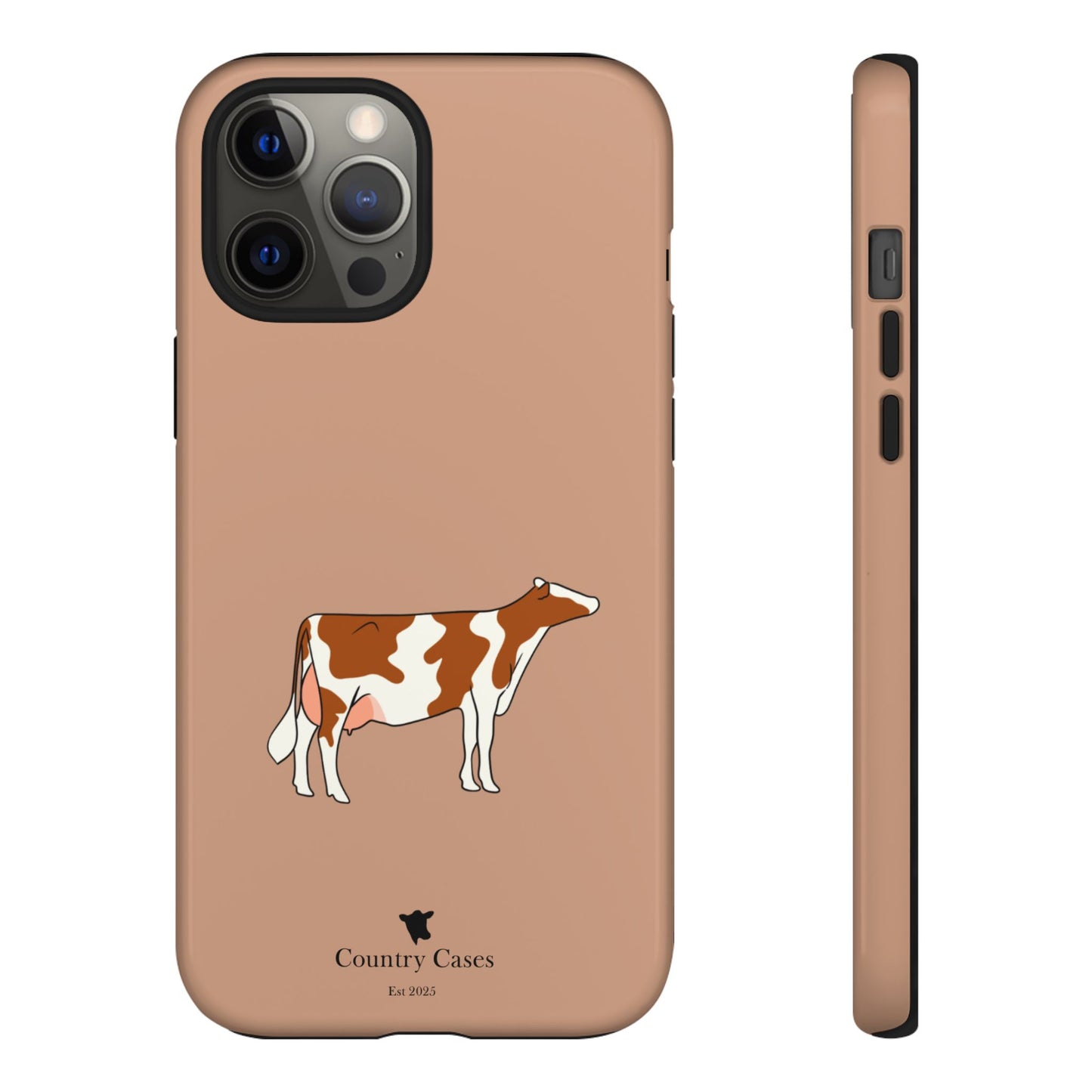 Red and white Holstein case