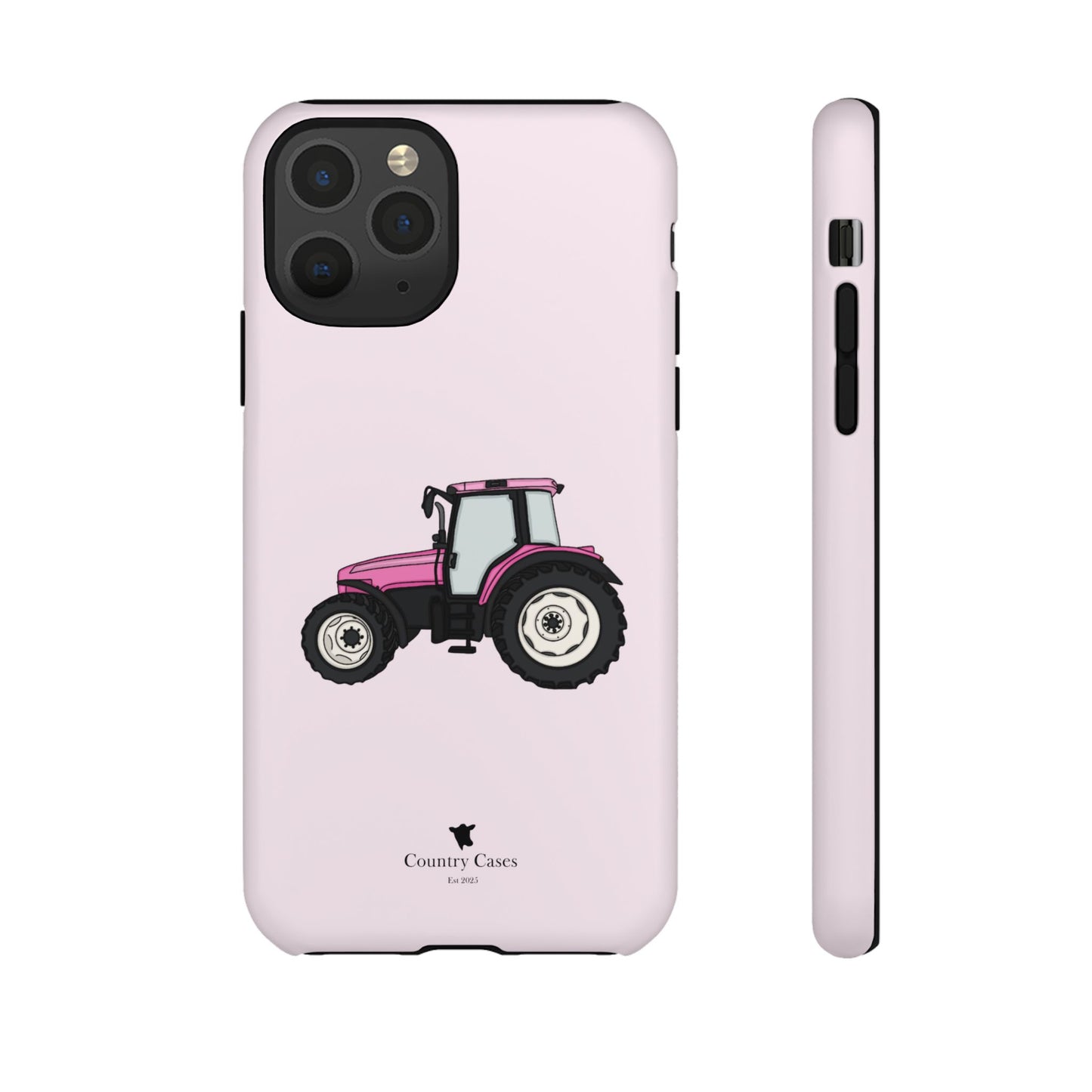 Pink tractor case