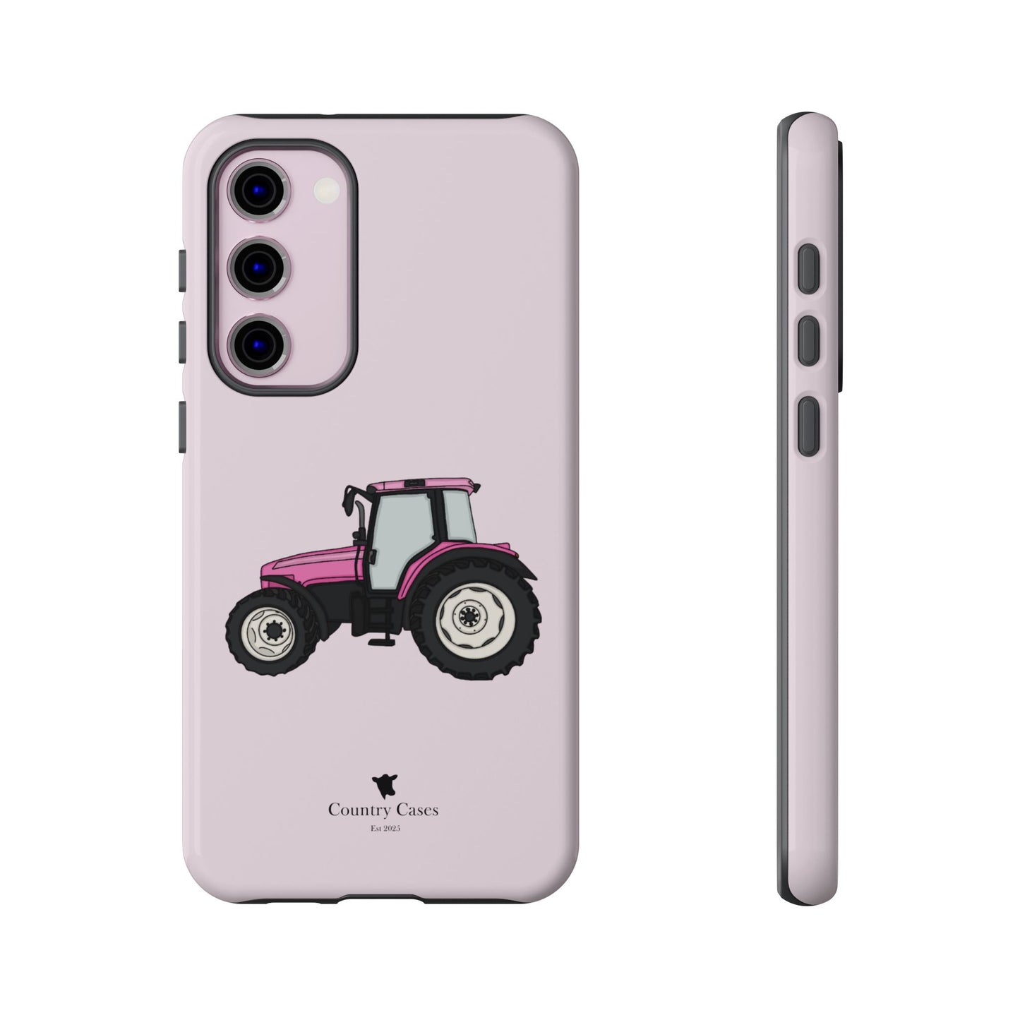 Android pink tractor case