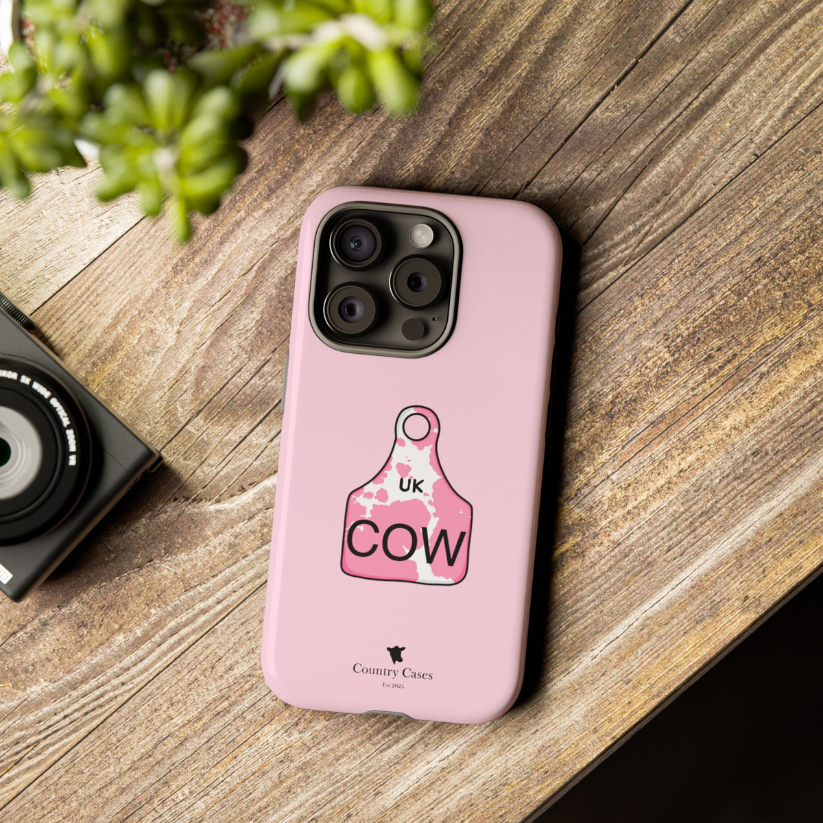 Pink Ear Tag Case