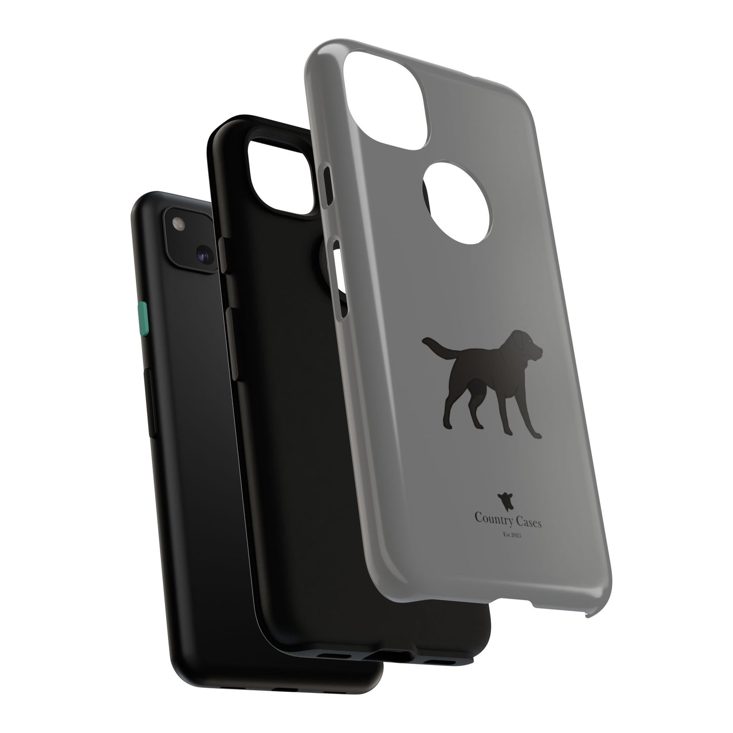 Android black Labrador case
