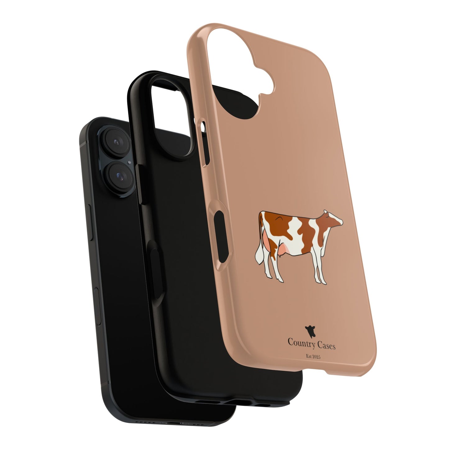 Red and white Holstein case