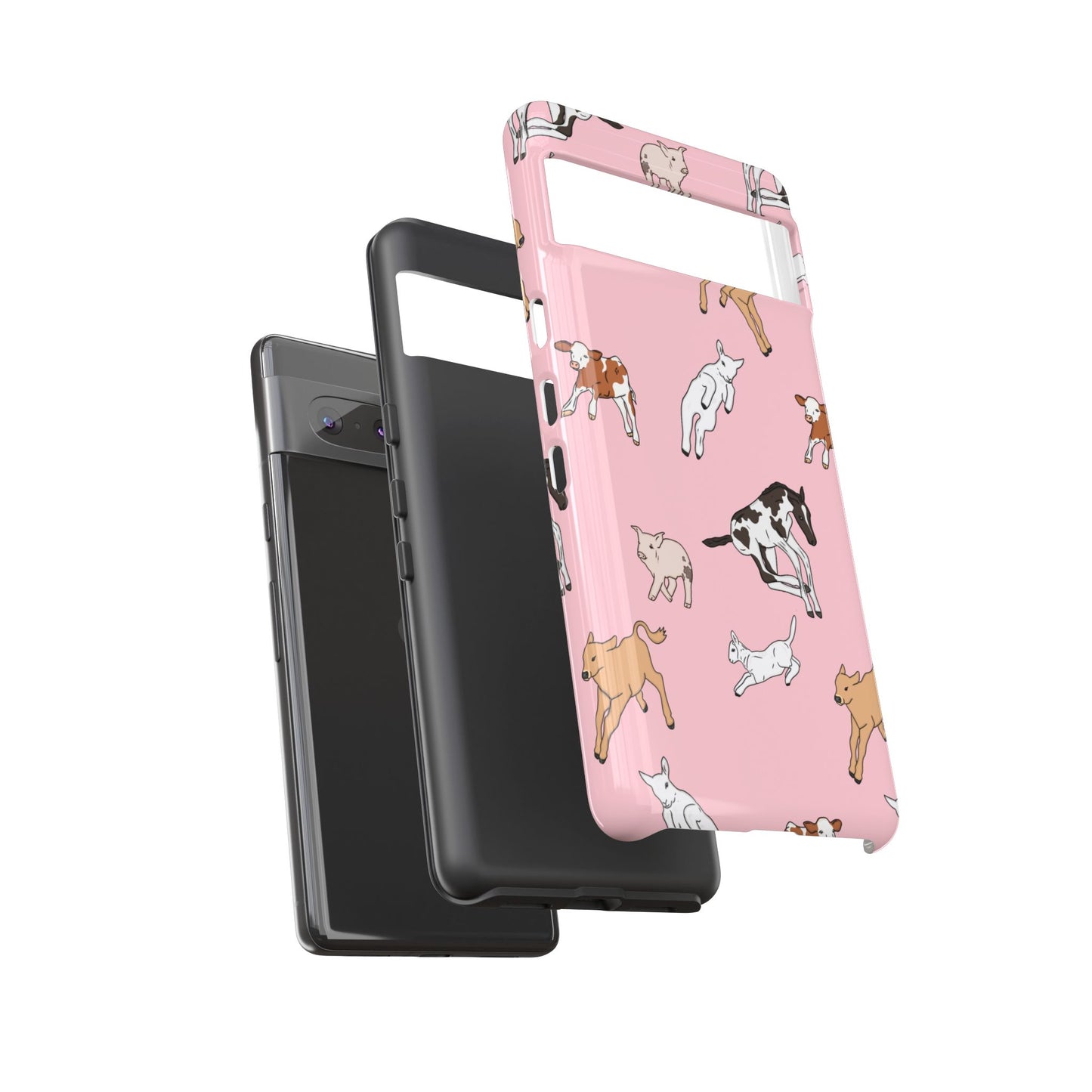 Android Farmyard Friends Pink Case