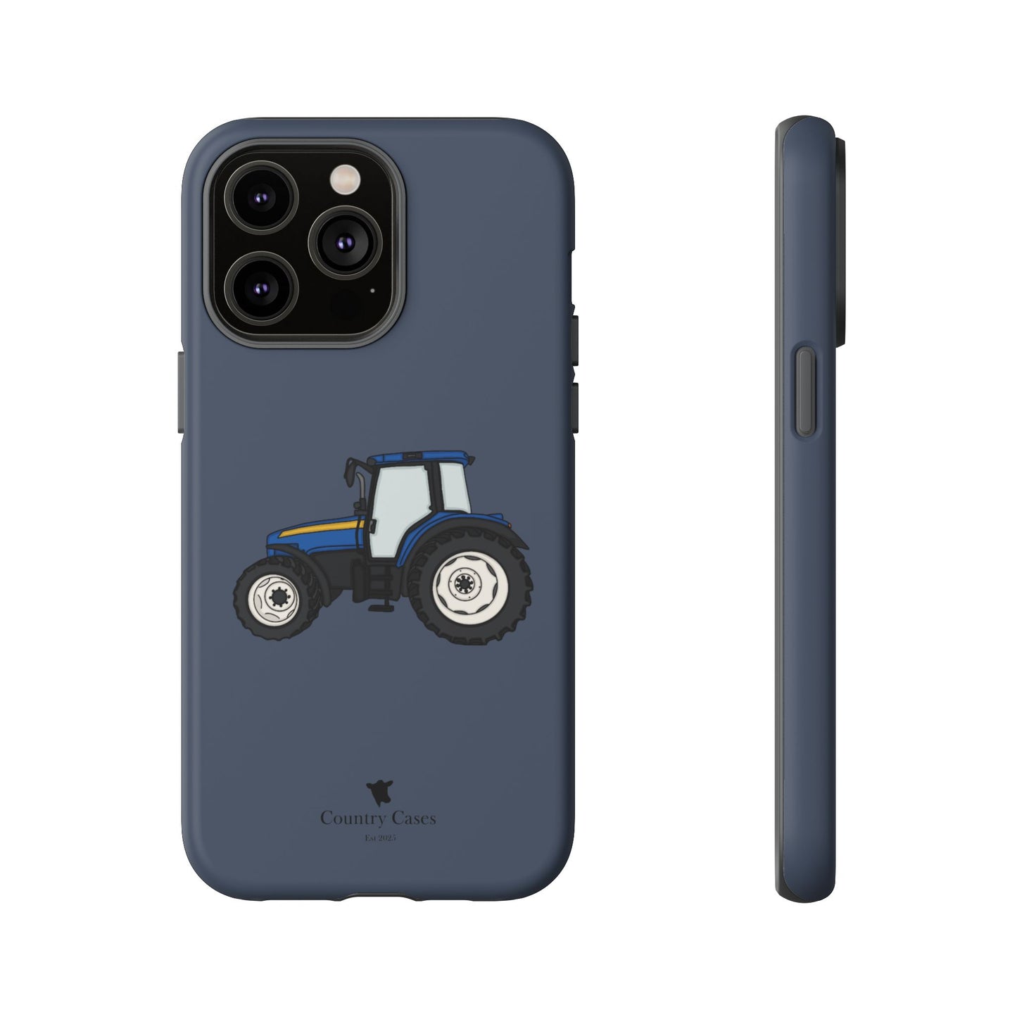 Blue tractor case