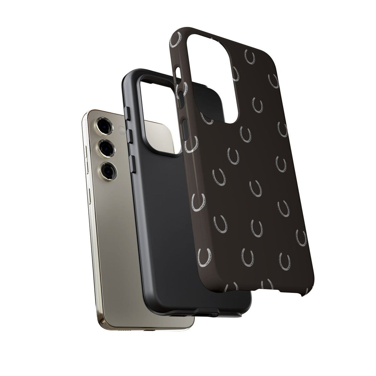 Android Wood Horse Shoe Cases