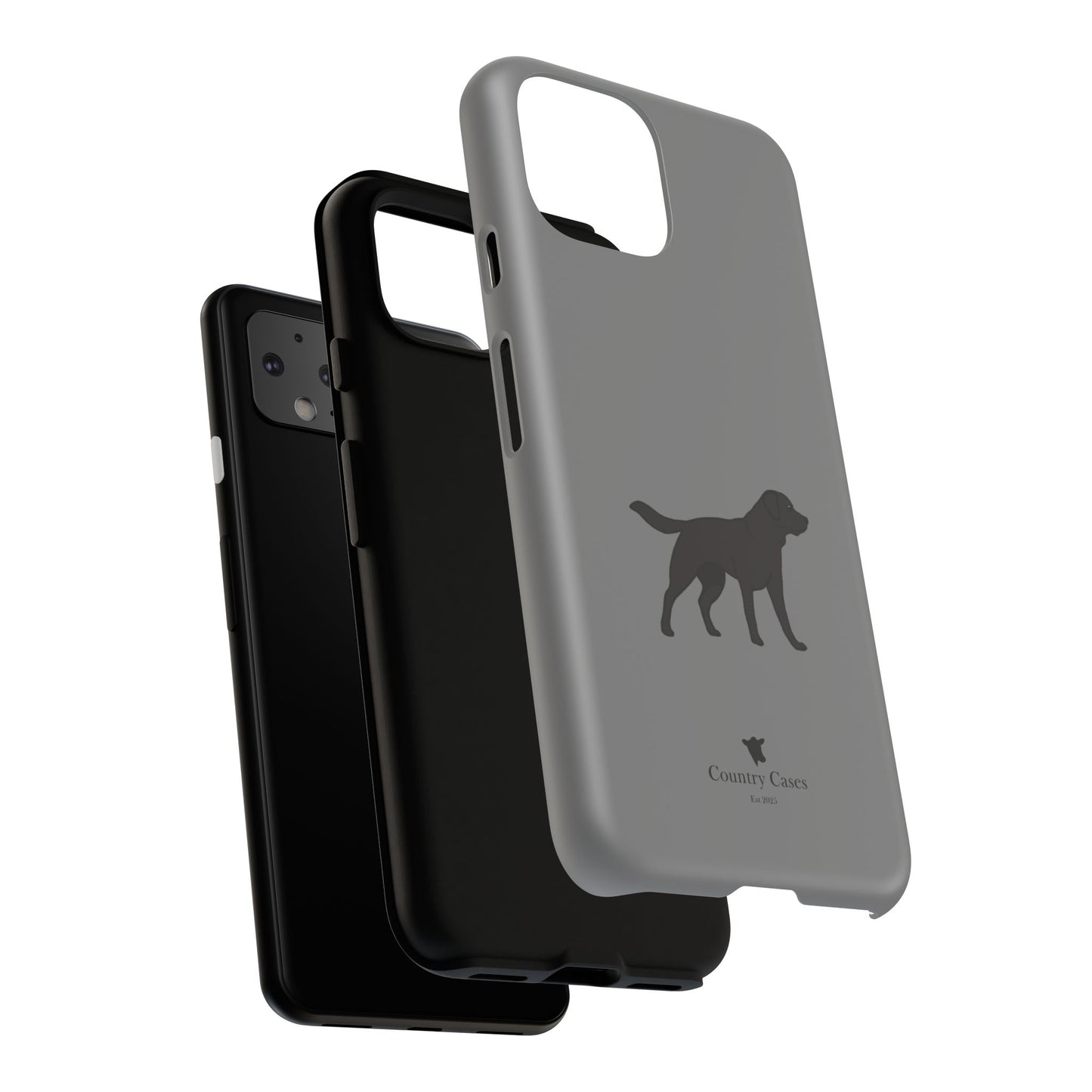 Android black Labrador case