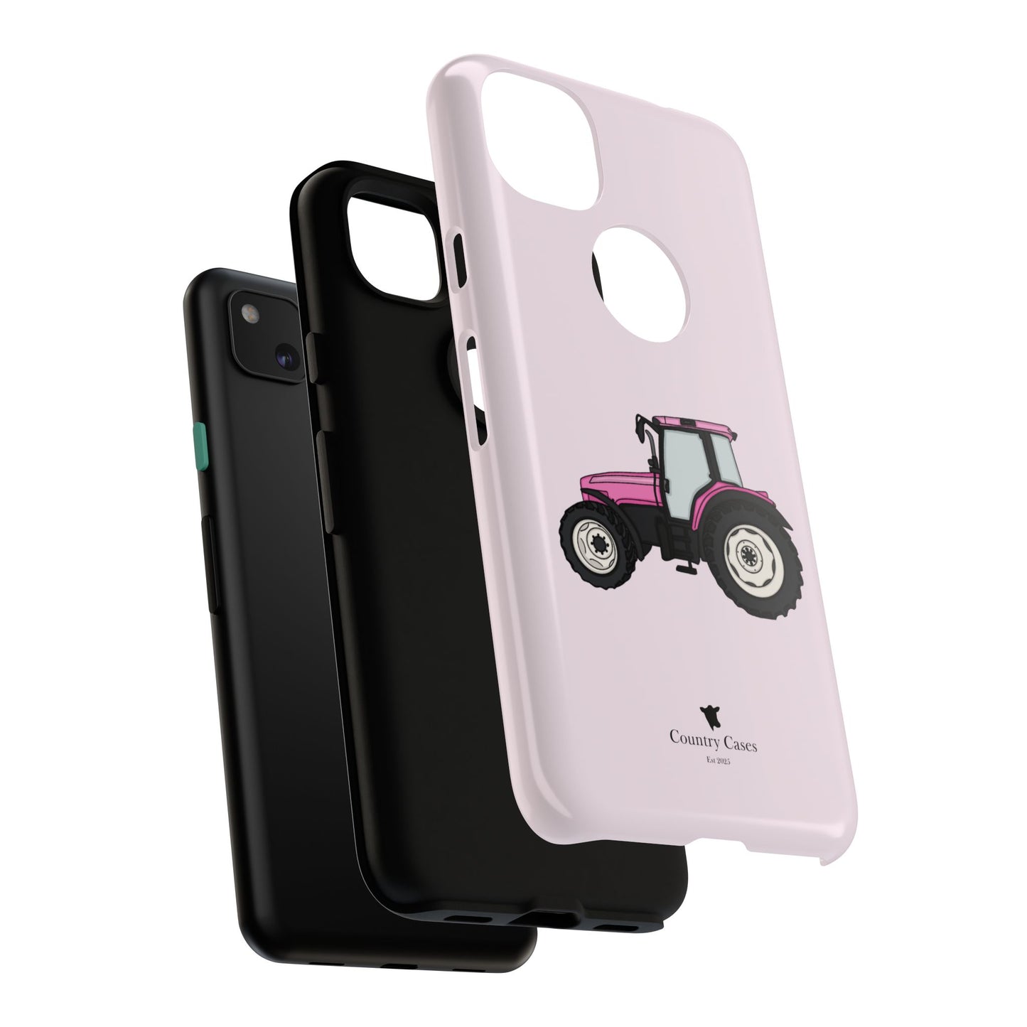 Android pink tractor case