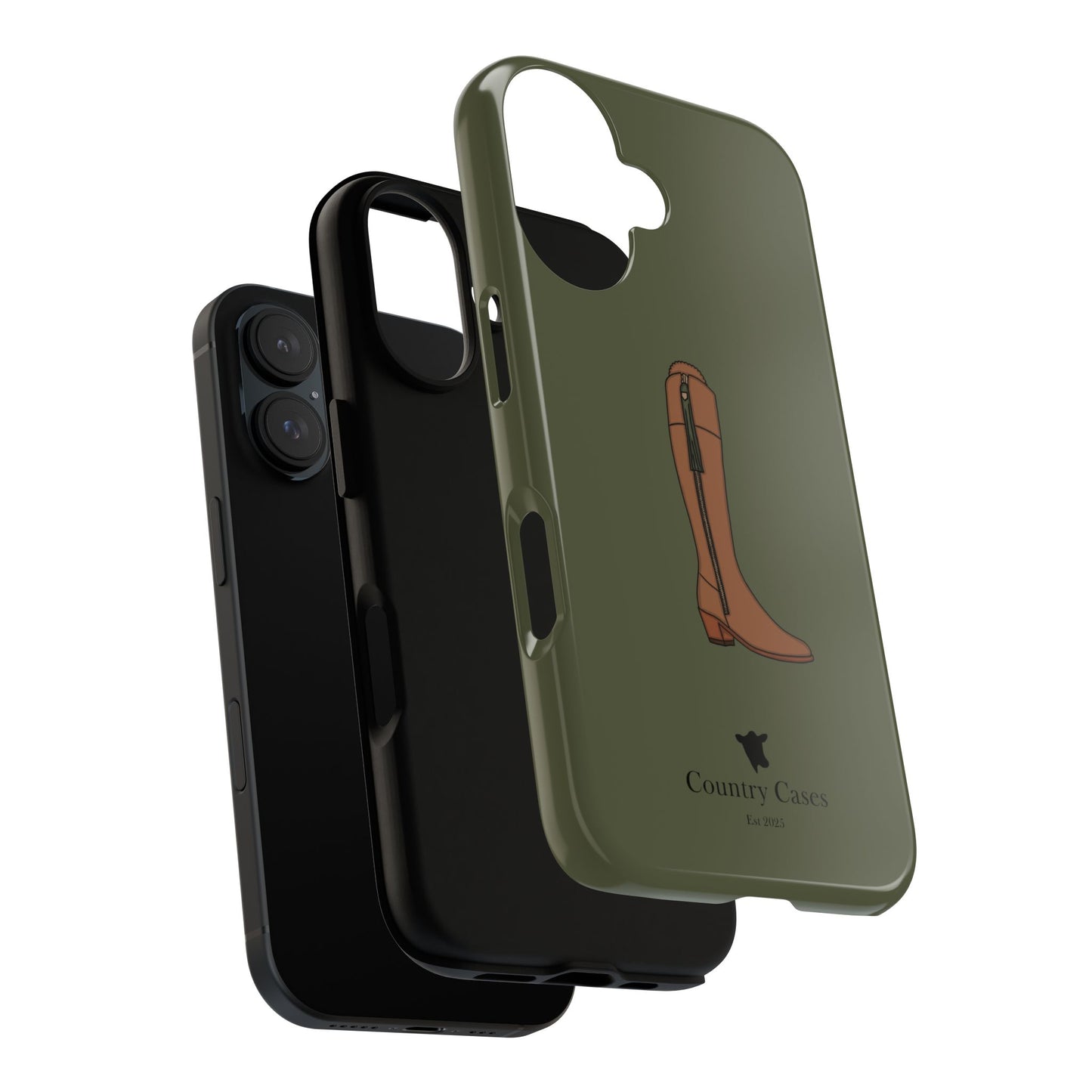 Green country boot case